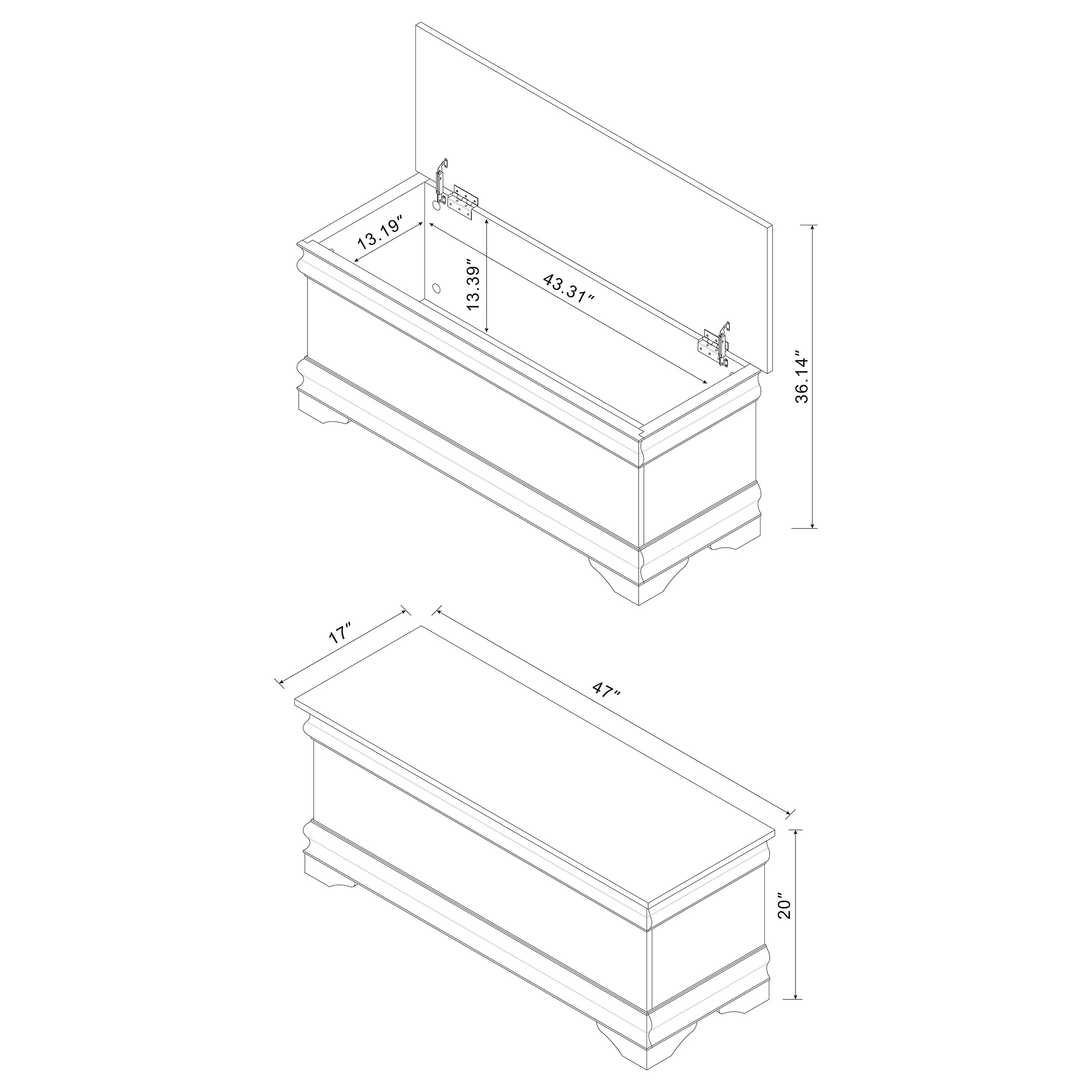 Pablo Cedar Chest - Image 13