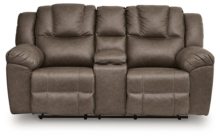 Lowilla Reclining Loveseat with Console - Image 4
