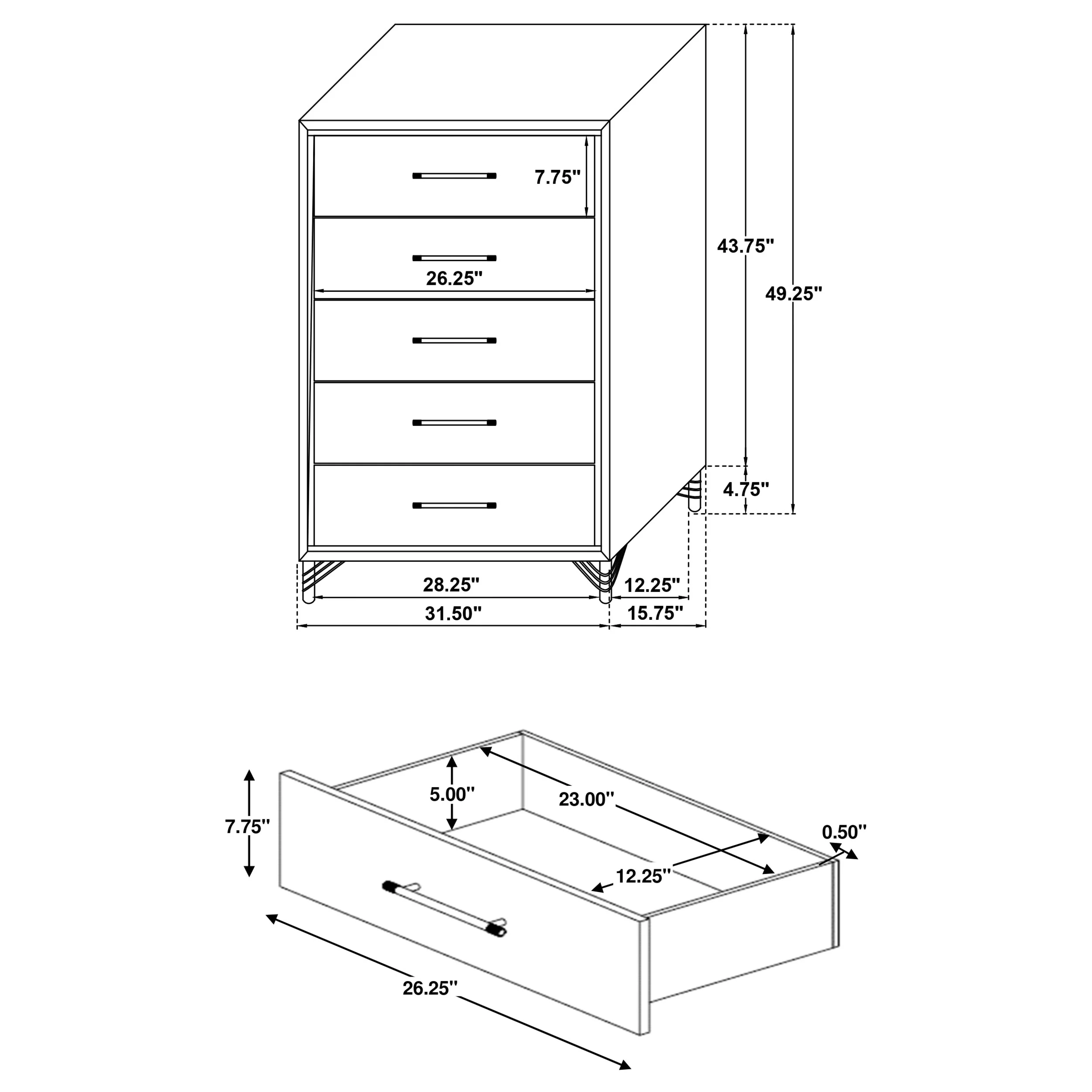 Lucia Chest of Drawers - Image 25