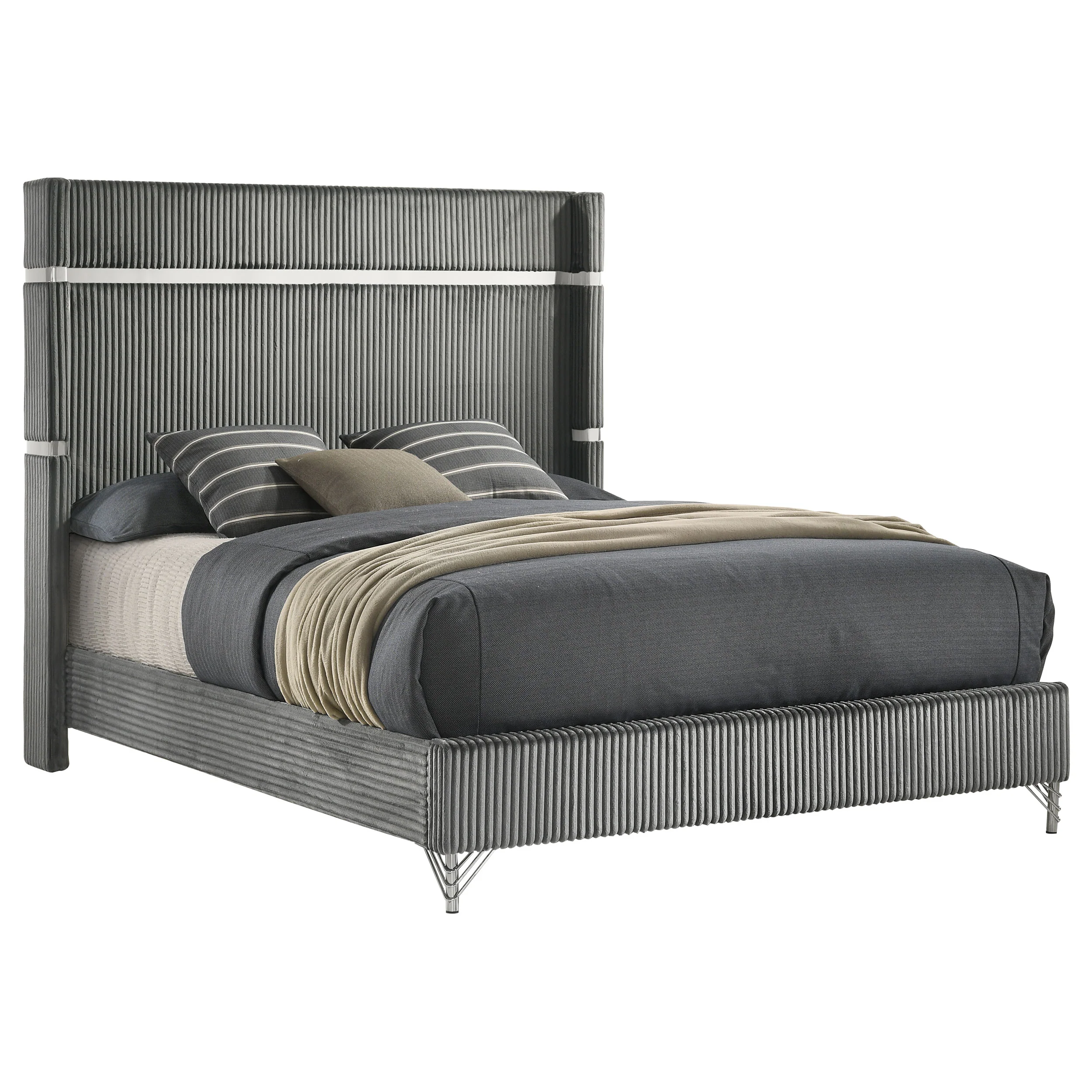 Lucia Wingback Bed - Image 10