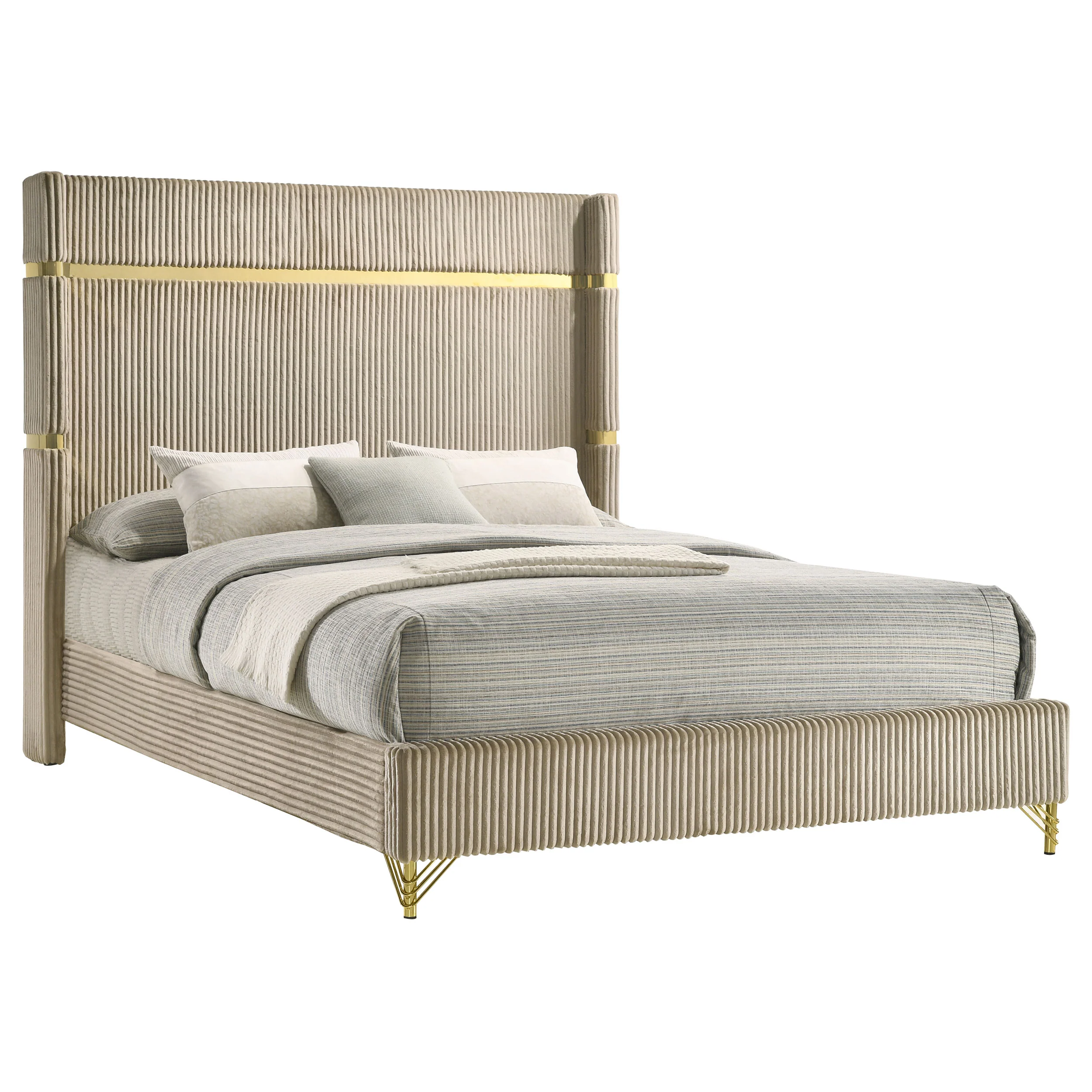 Lucia Wingback Bed - Image 17