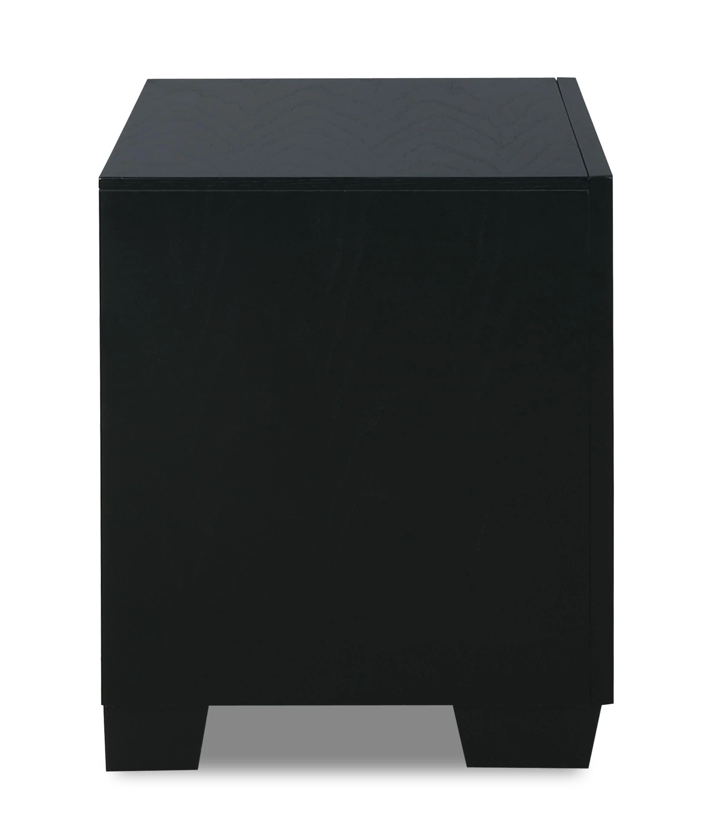 LUXOR NIGHTSTAND-BLACK/SILVER - Image 4