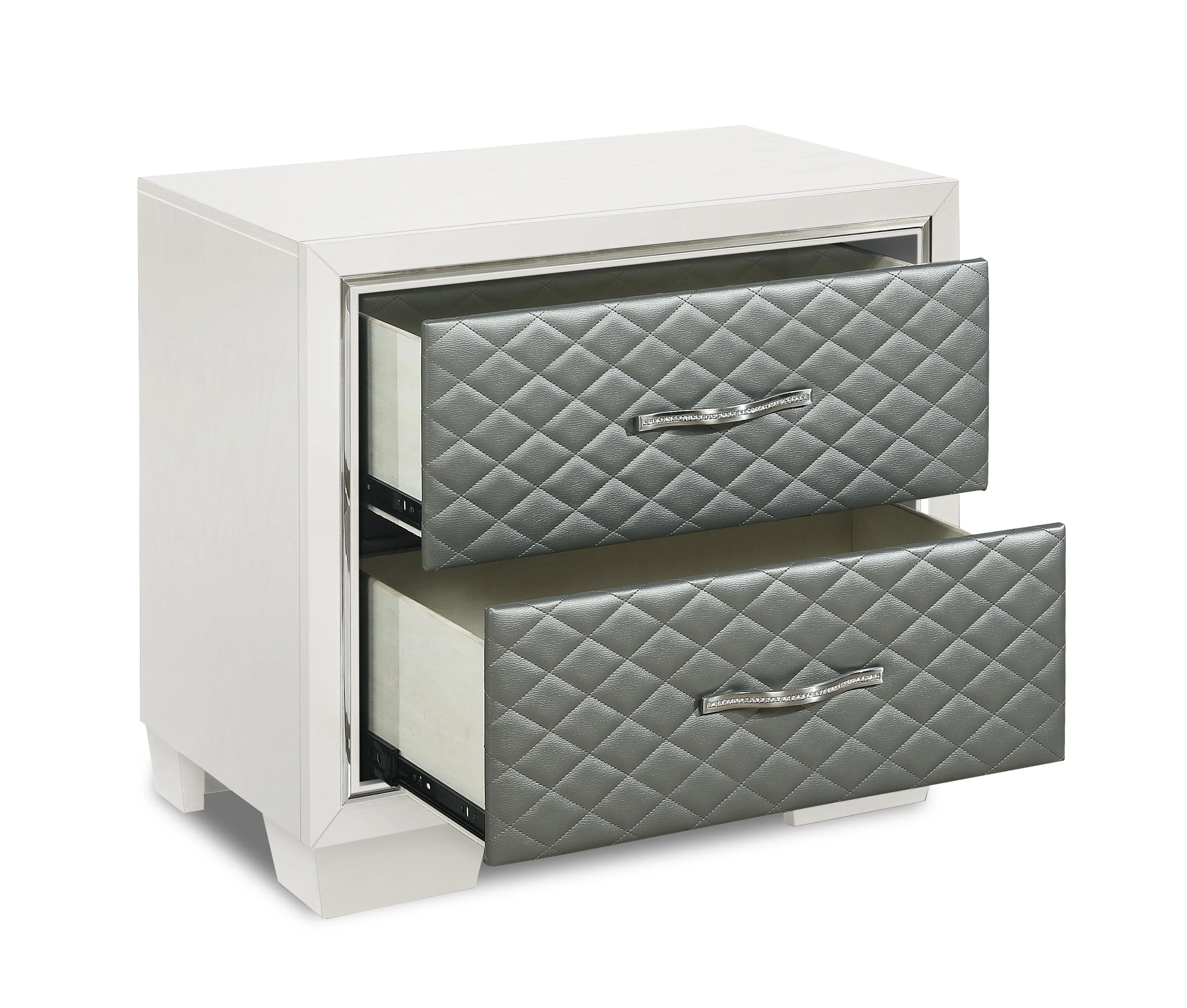 LUXOR NIGHTSTAND-WHITE - Image 4