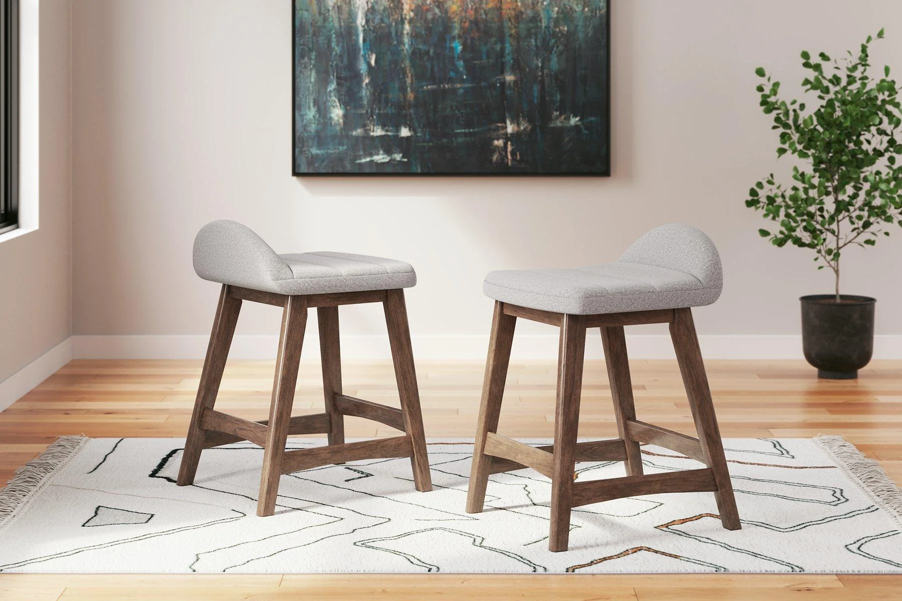 Lyncott Counter Height Bar Stool - Image 12