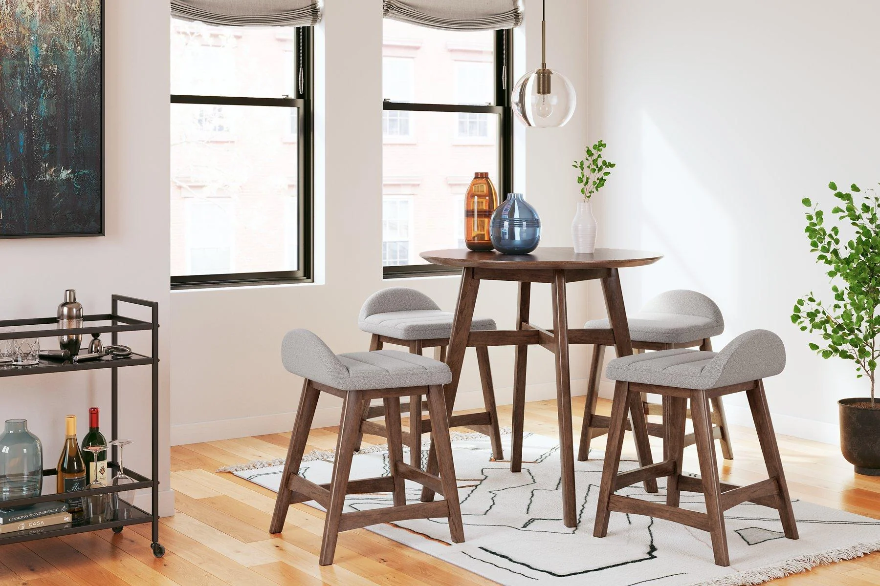 Lyncott Counter Height Bar Stool - Image 13
