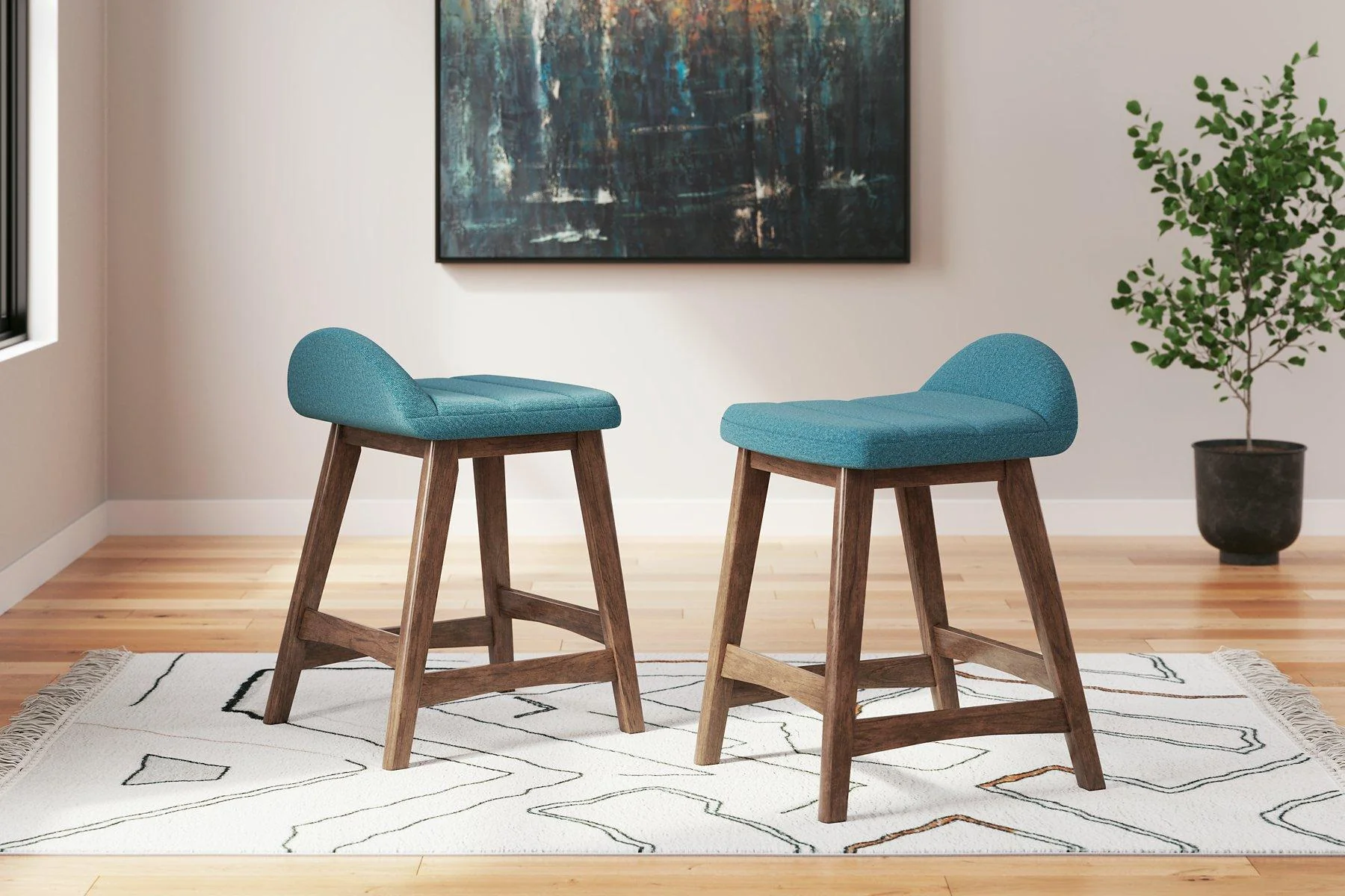Lyncott Counter Height Bar Stool - Image 26