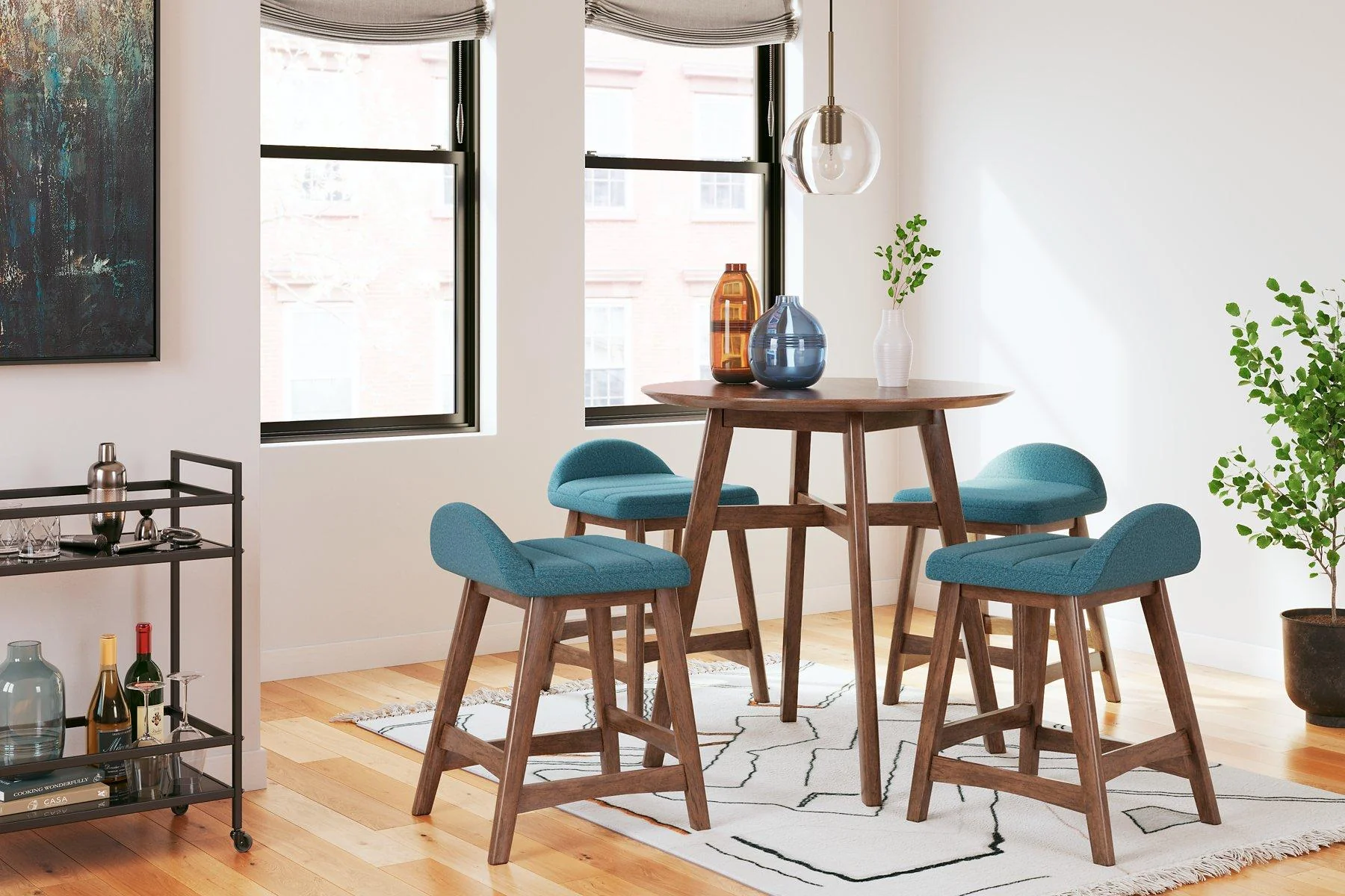 Lyncott Counter Height Bar Stool - Image 27