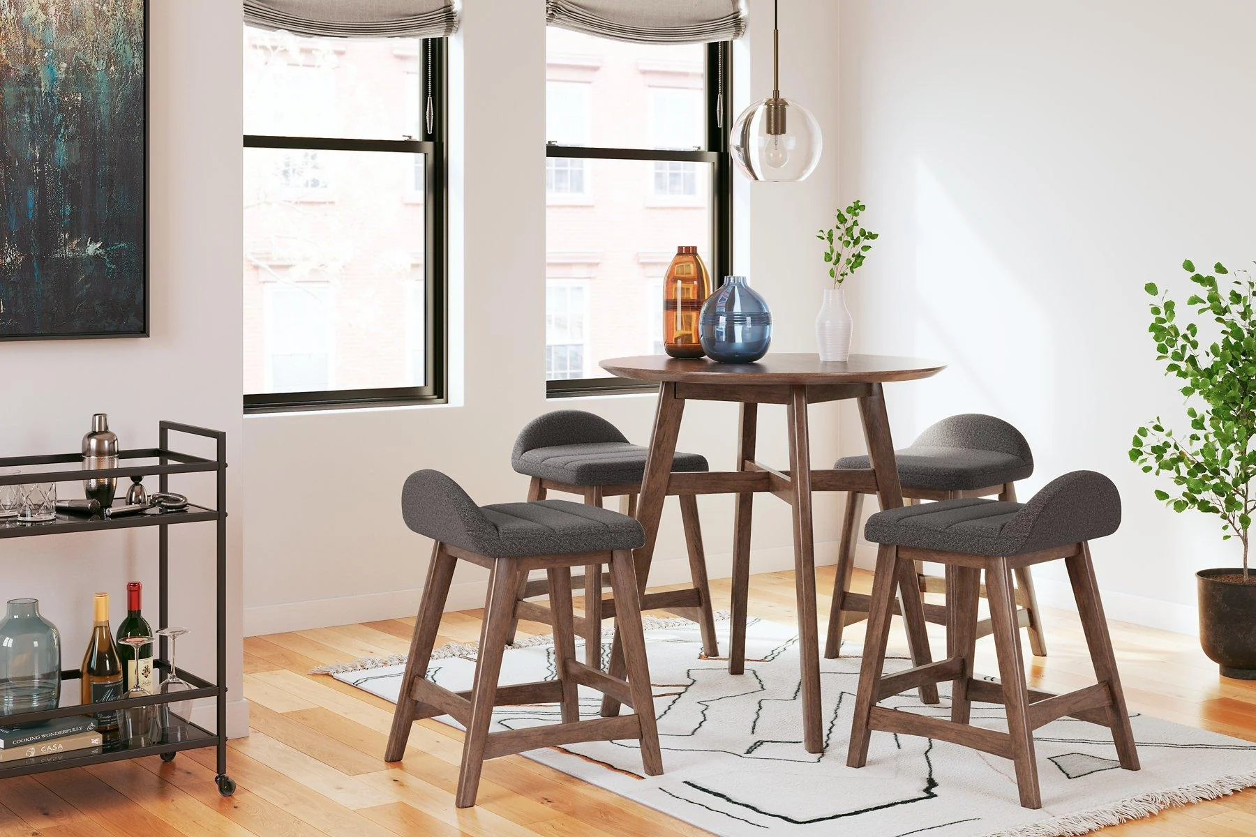 Lyncott Counter Height Bar Stool - Image 39