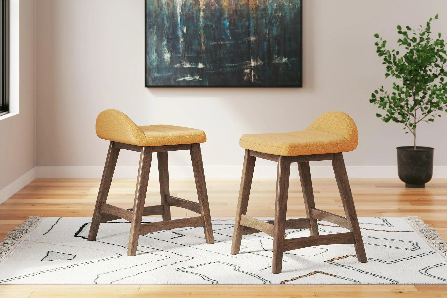 Lyncott Counter Height Bar Stool - Image 53