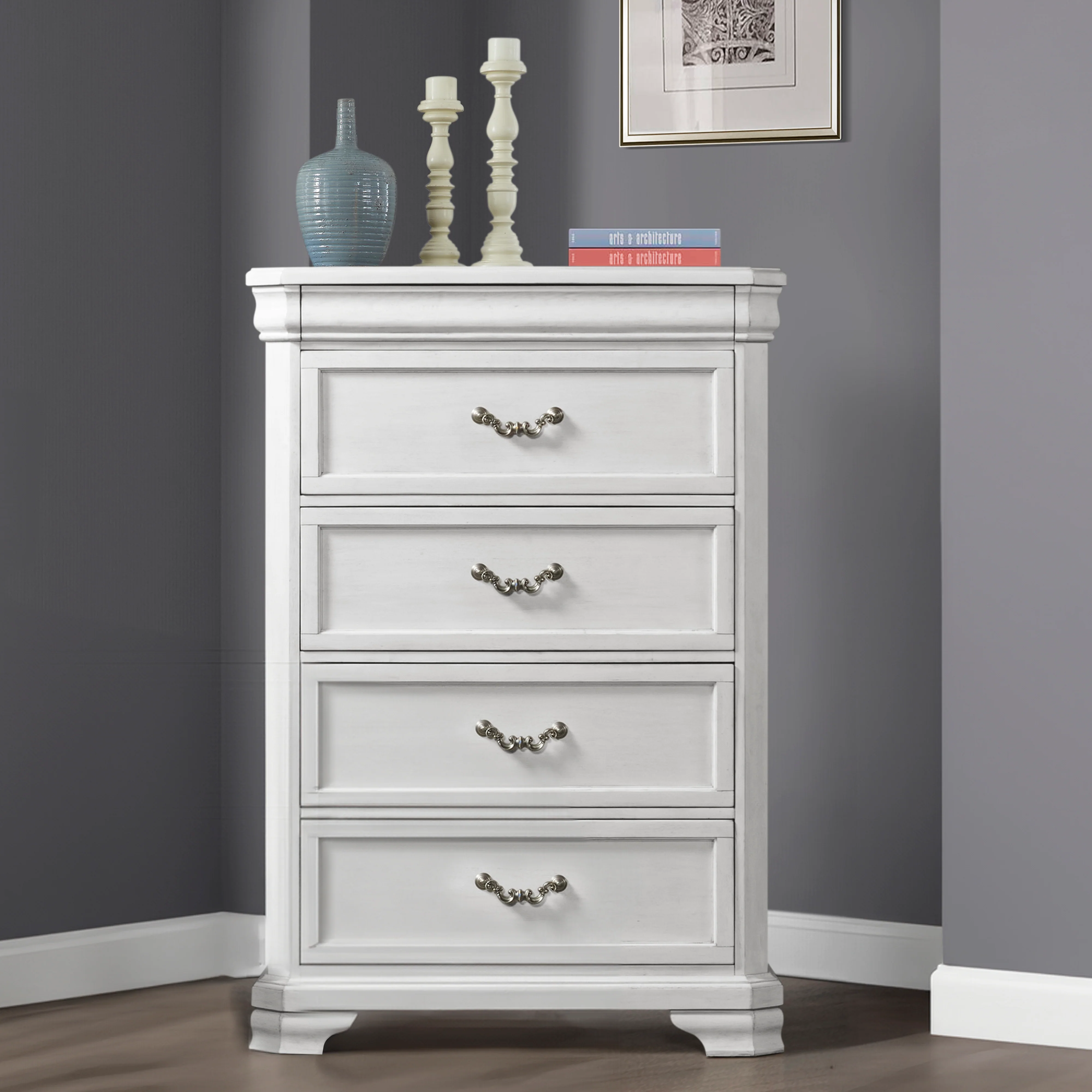 Lyndhurst Chest- Vintage White - Image 7