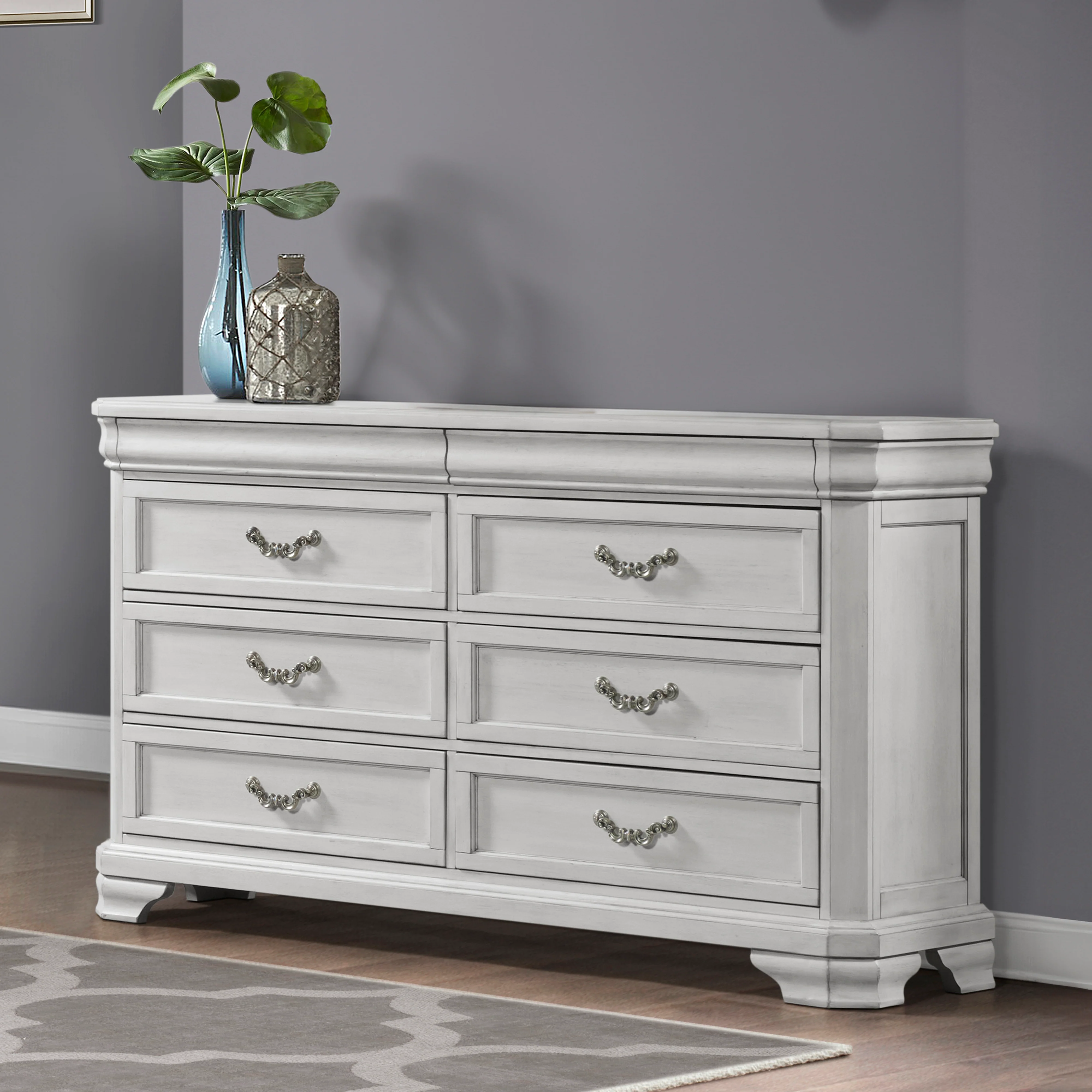Lyndhurst Dresser- Vintage White - Image 7