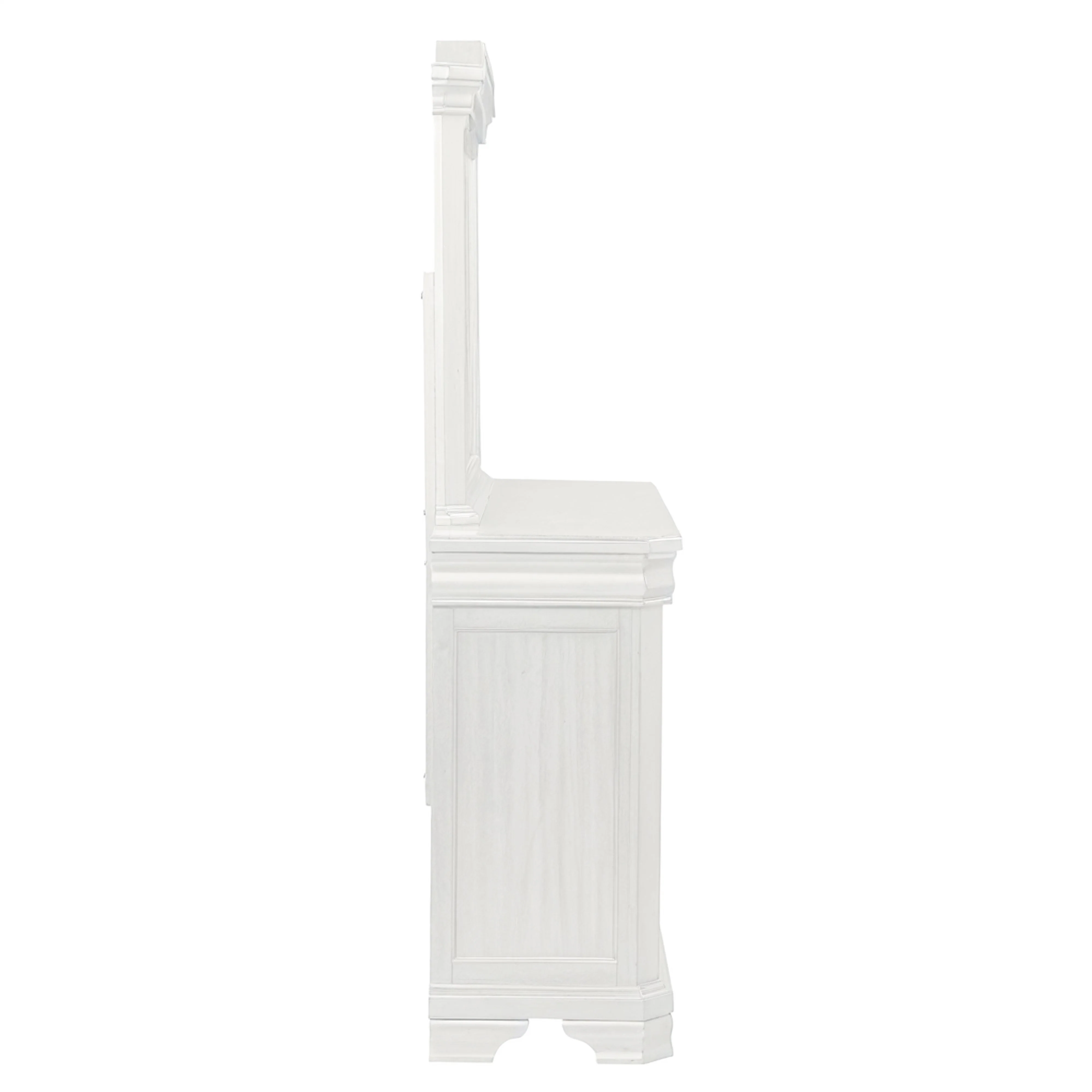 Lyndhurst Landscape Mirror- Vintage White - Image 4