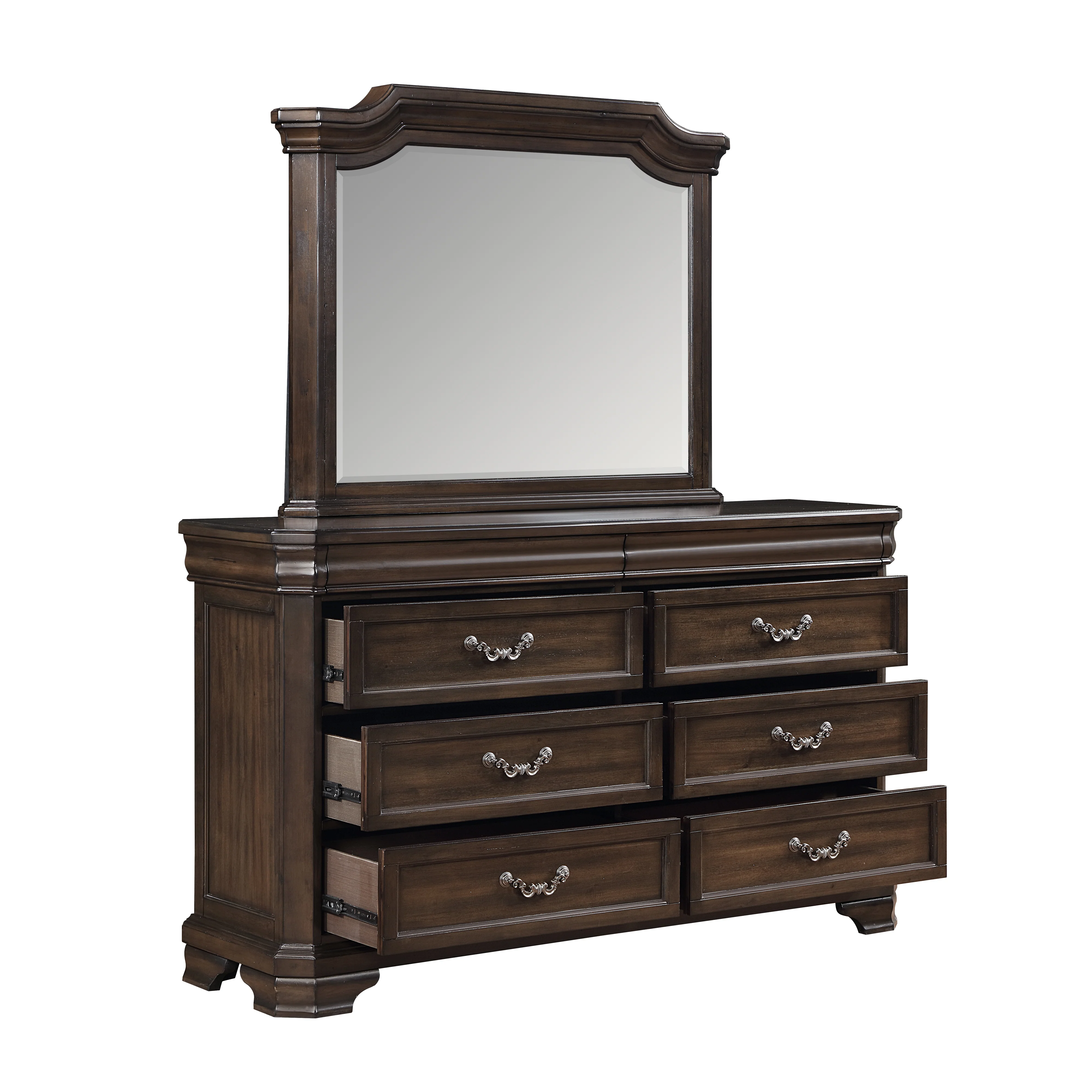 Lyndhurst Landscape Mirror- Walnut - Image 3