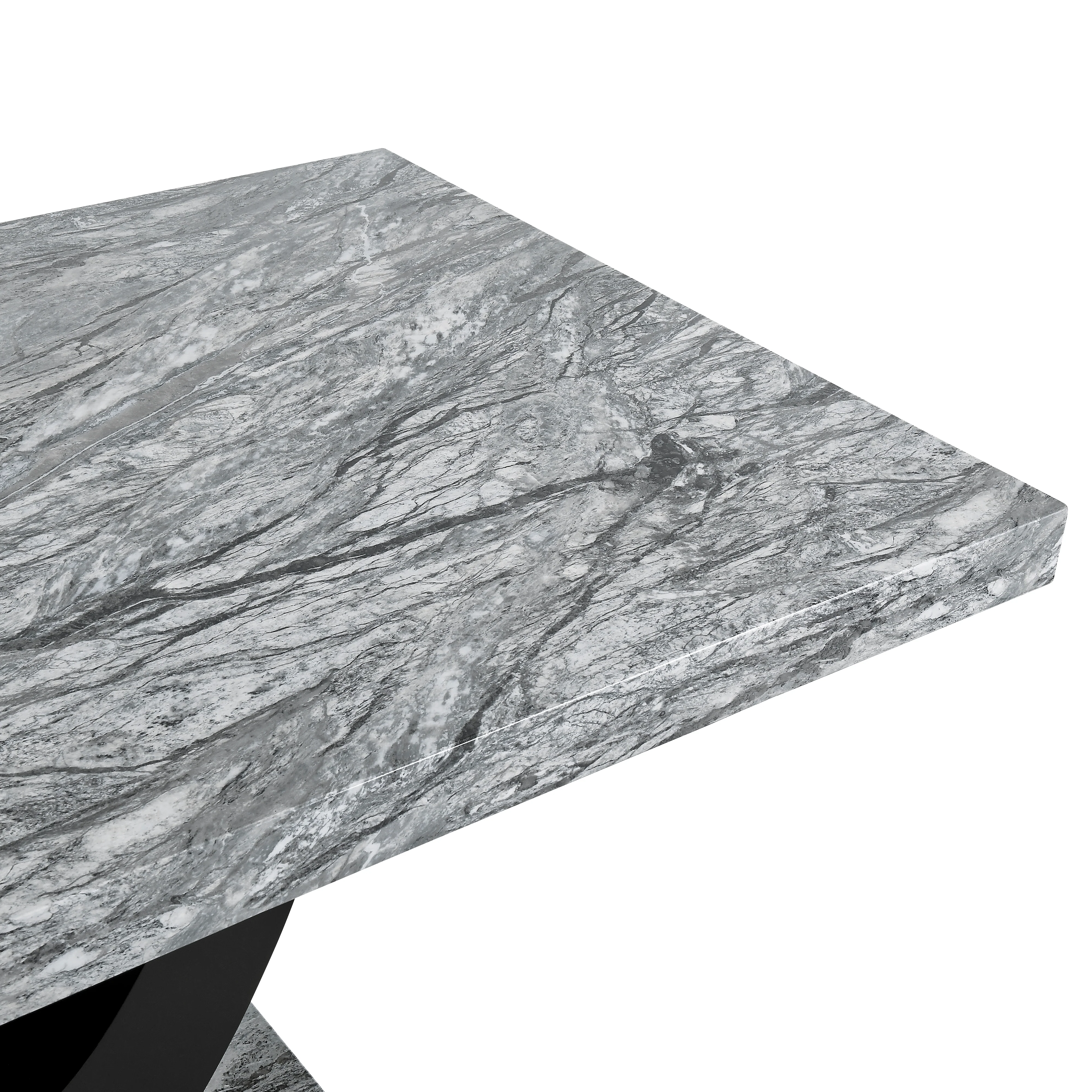 Lyra Dining Table Top And Base Bottom Marble - Image 5