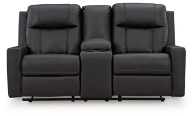 Mackmenville Reclining Loveseat with Console - Image 12