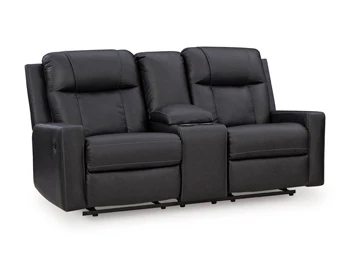 Mackmenville Reclining Loveseat with Console - Image 14