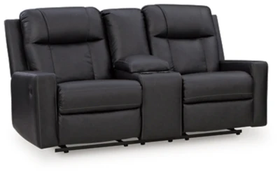 Mackmenville Reclining Loveseat with Console - Image 16