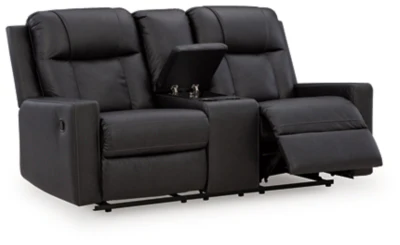 Mackmenville Reclining Loveseat with Console - Image 17