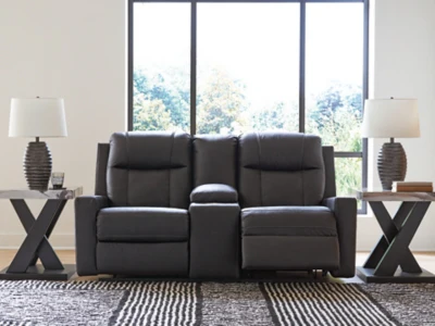 Mackmenville Reclining Loveseat with Console - Image 19