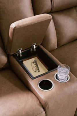 Mackmenville Reclining Loveseat with Console - Image 9