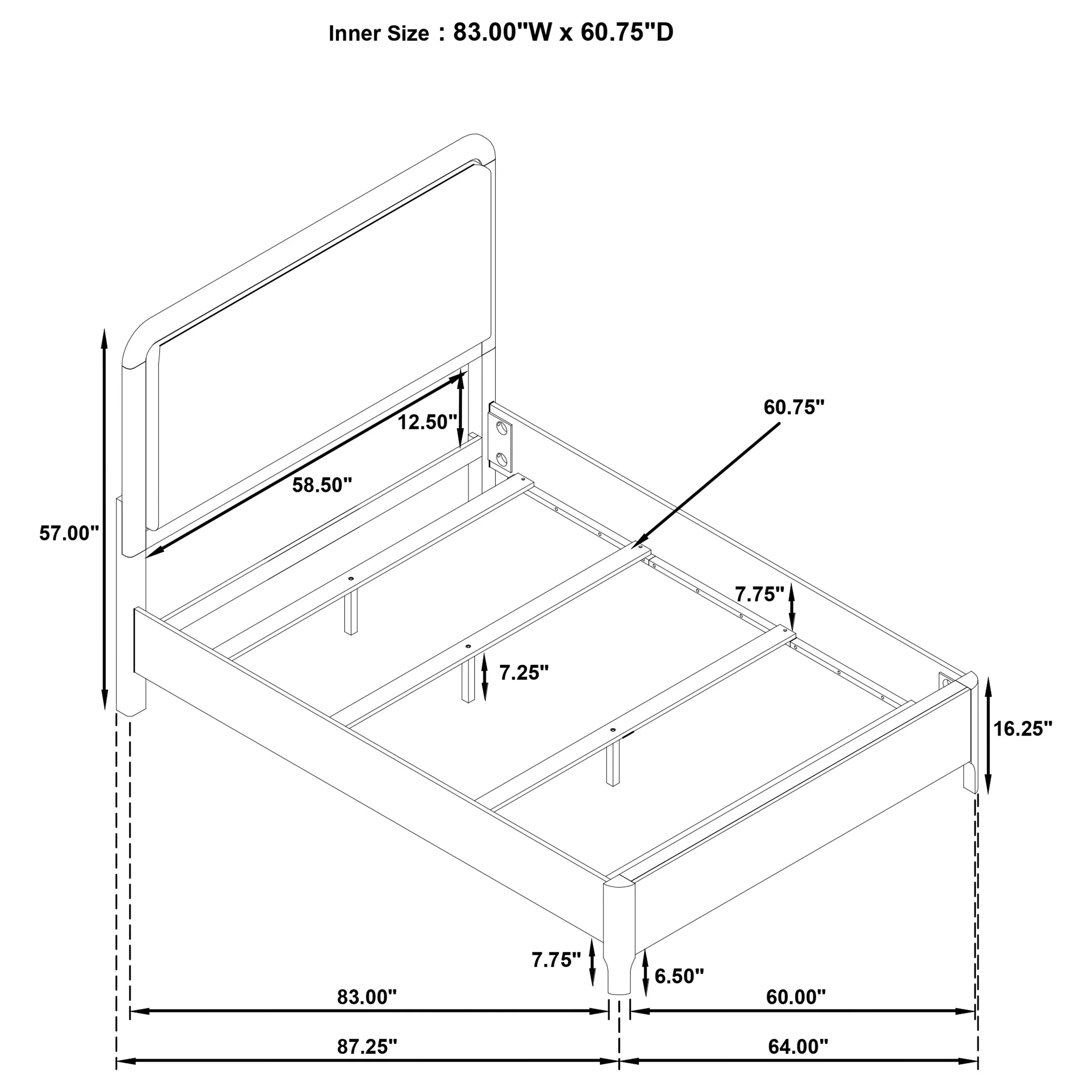 Maderia Panel Bed - Image 11