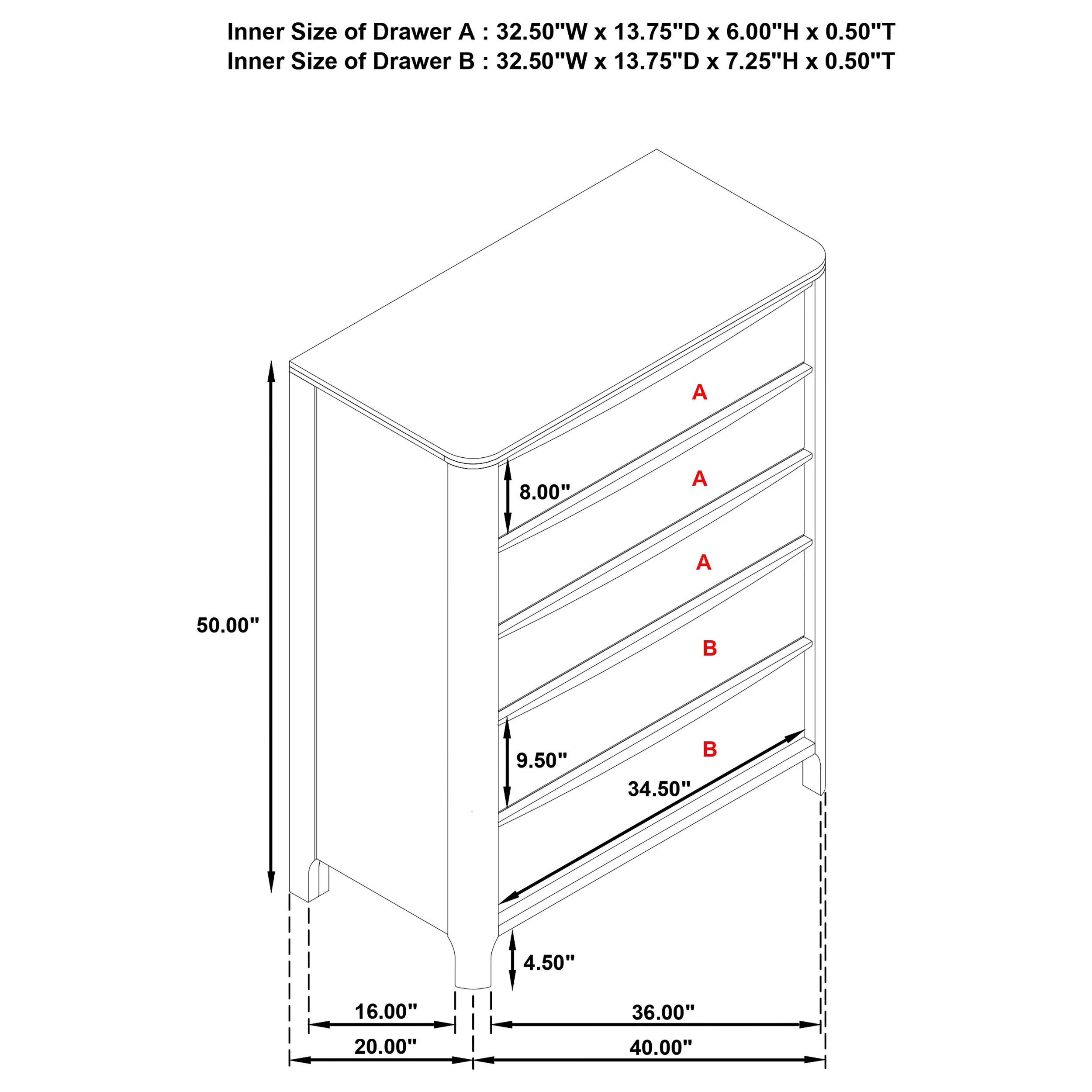 Maderia Chest of Drawers - Image 12