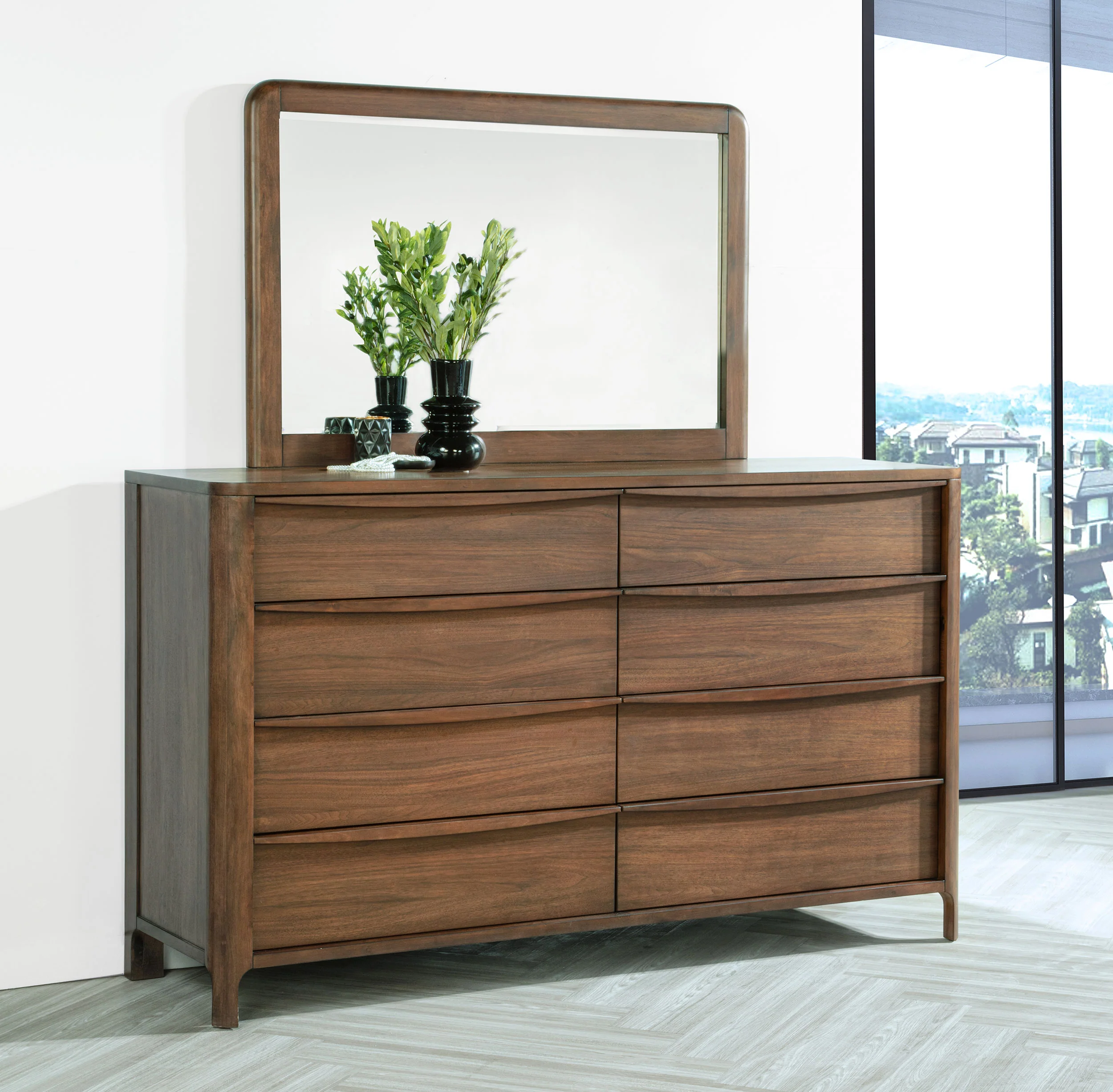 Maderia Dresser with Mirror - Image 2