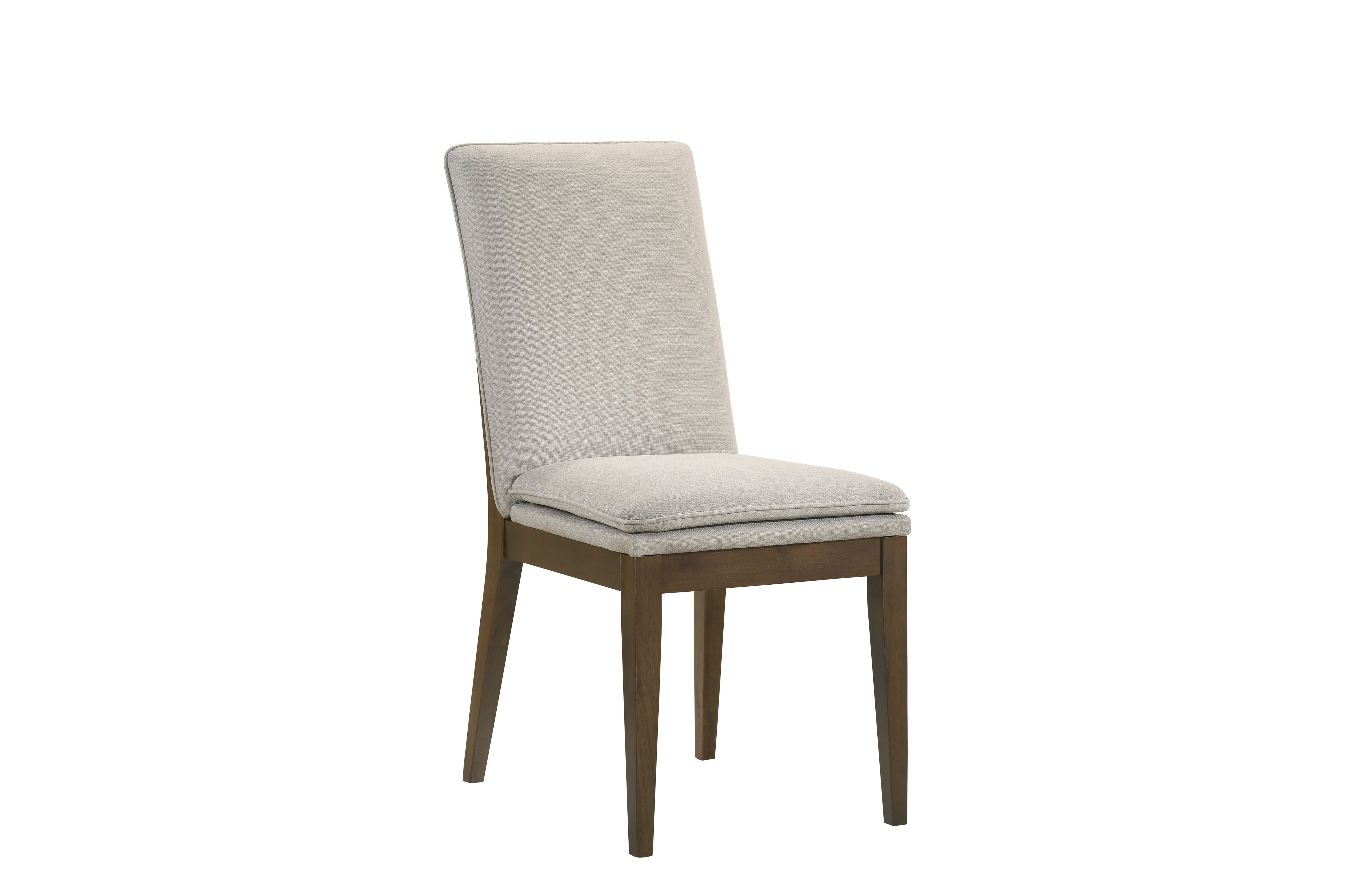 Maggie Dining Chair W/Natural Cushion-Walnut - Image 2