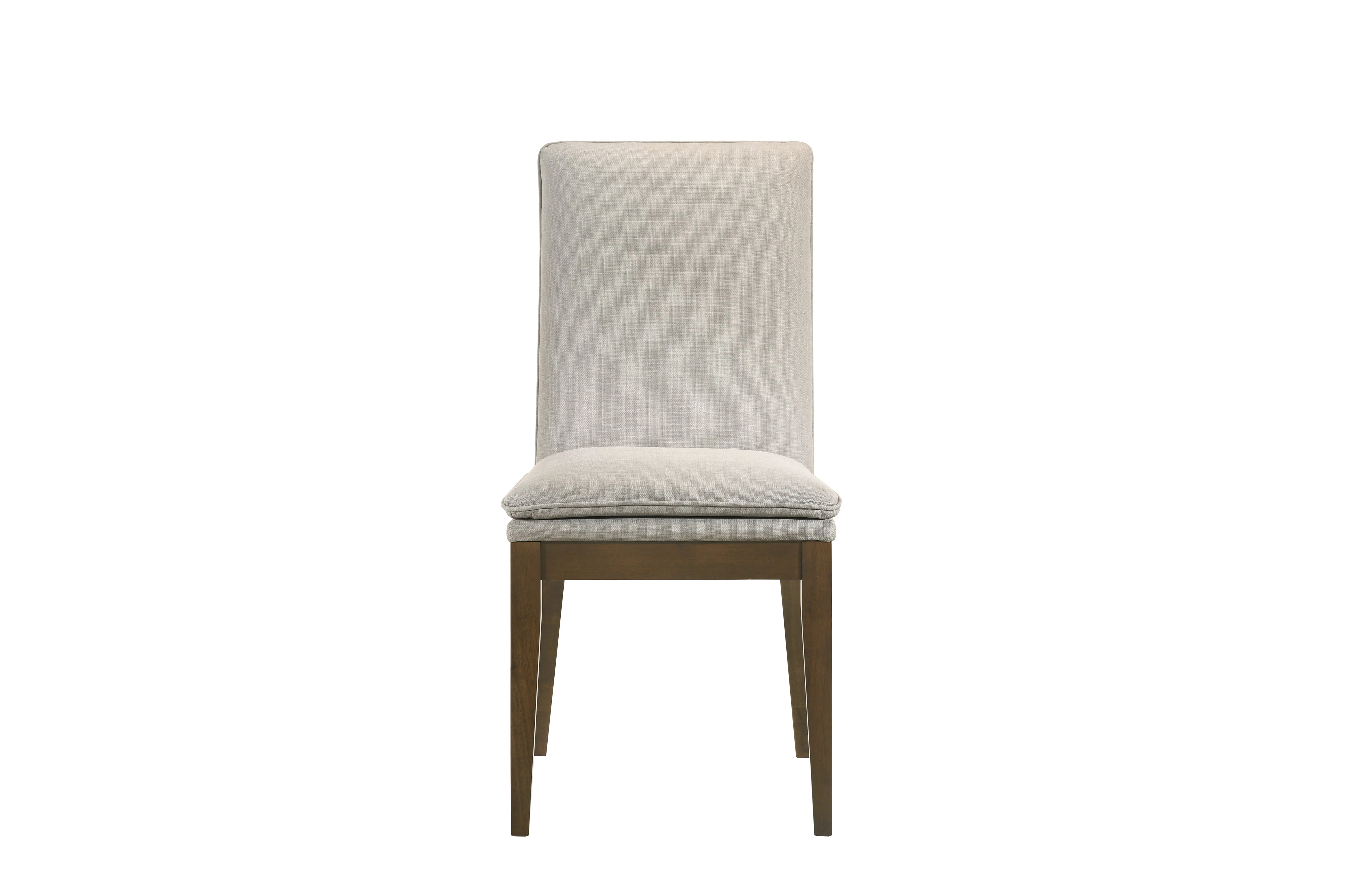 Maggie Dining Chair W/Natural Cushion-Walnut - Image 3