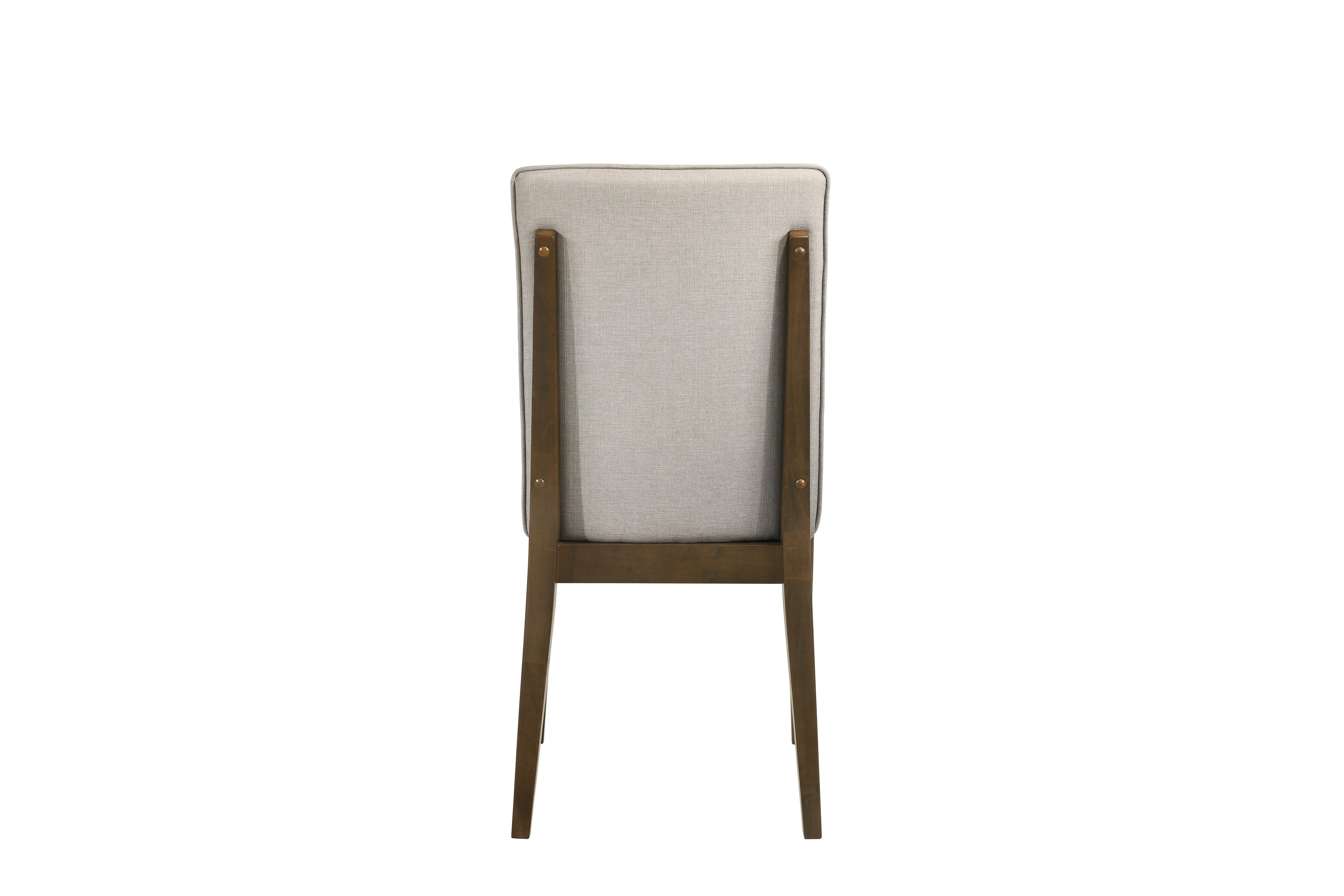 Maggie Dining Chair W/Natural Cushion-Walnut - Image 5