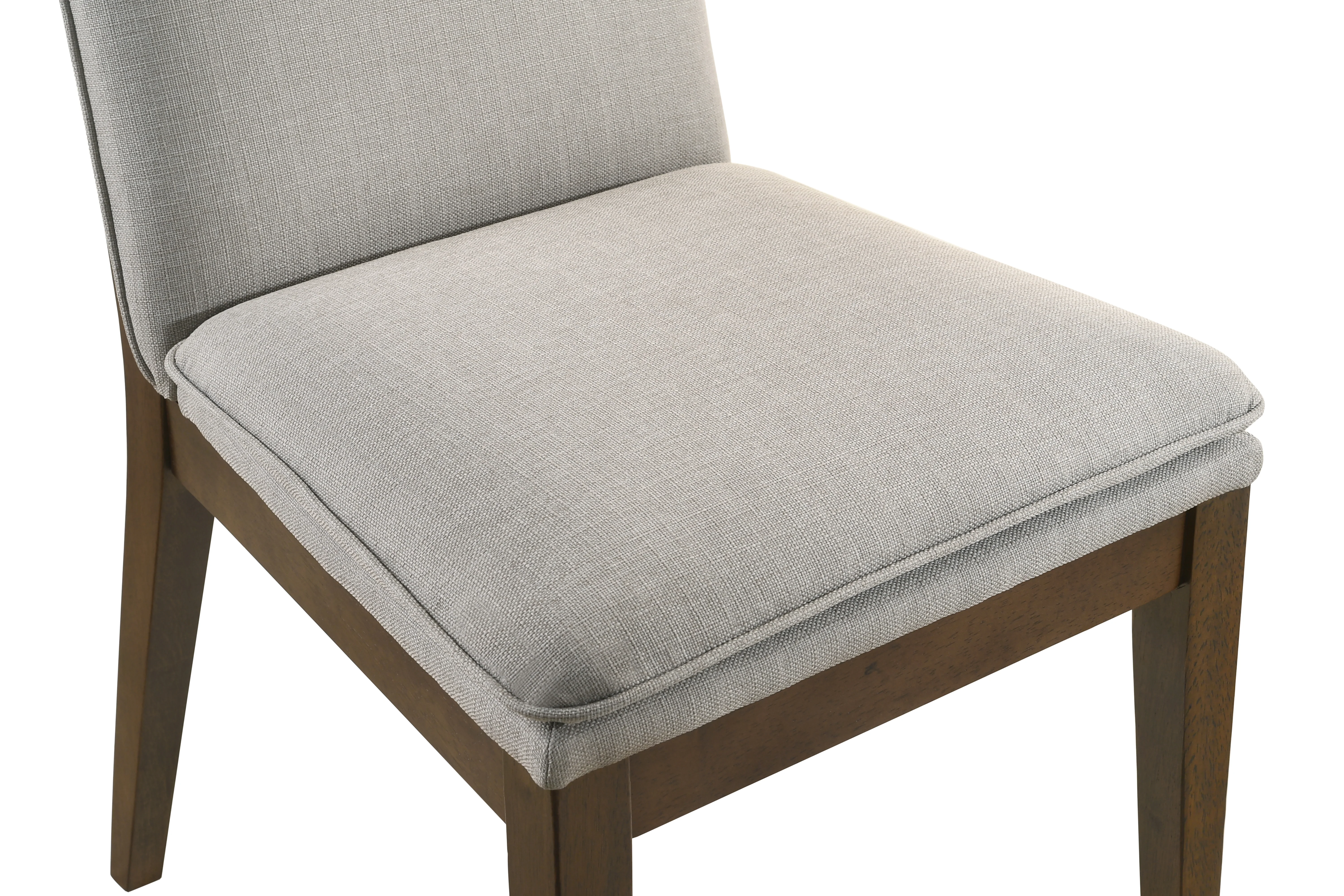Maggie Dining Chair W/Natural Cushion-Walnut - Image 6