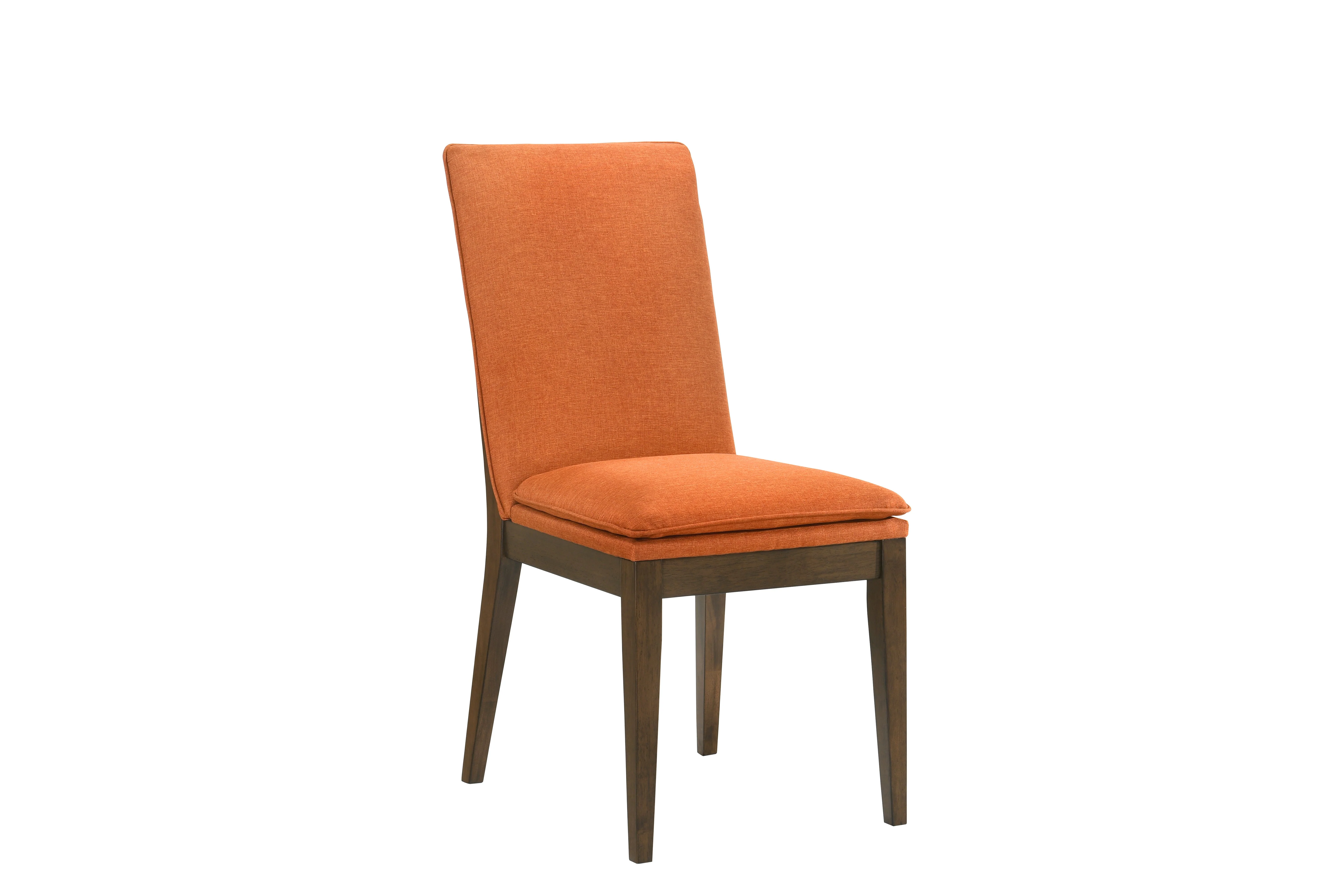 Maggie Dining Chair W/Terracotta Cushion-Walnut - Image 2