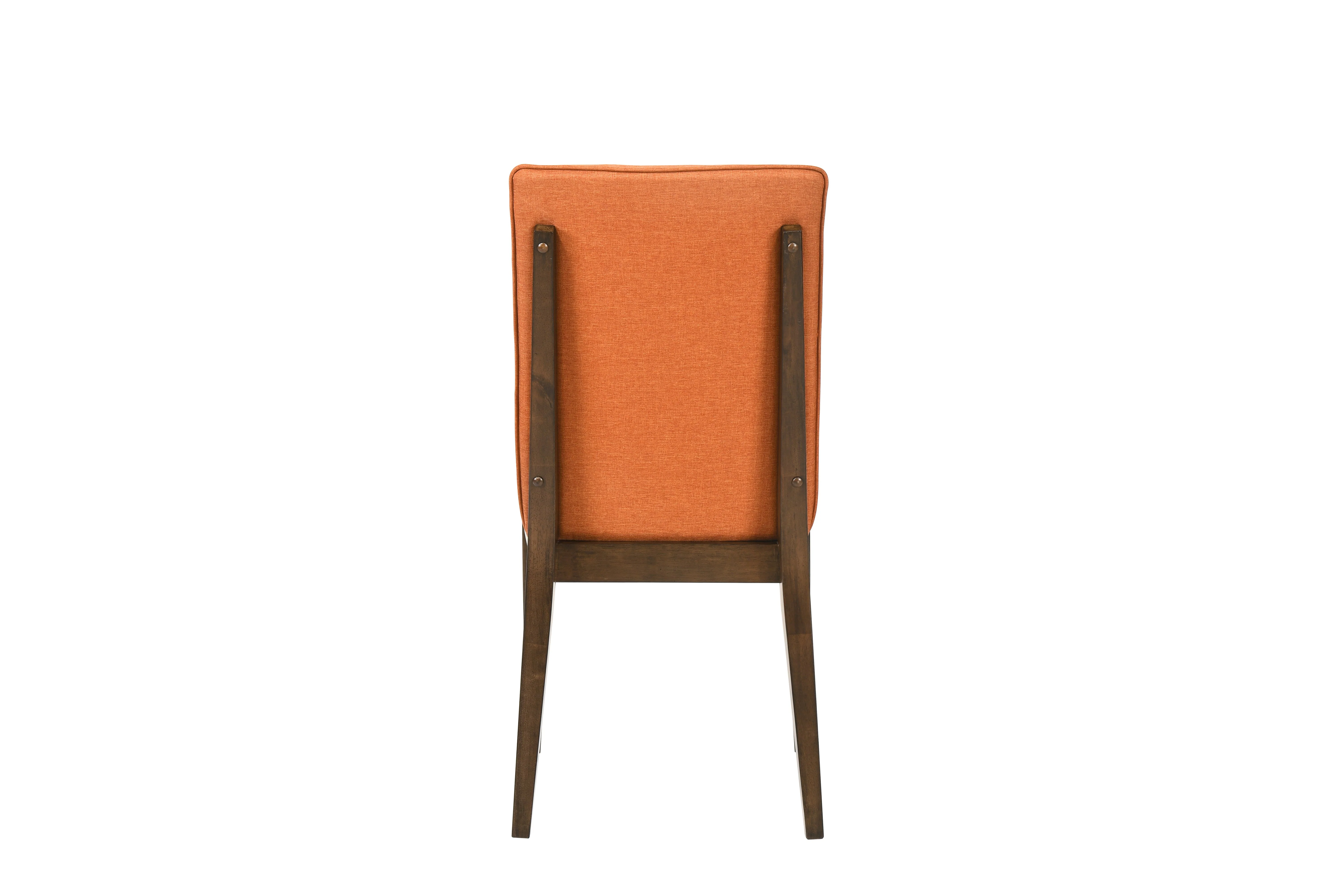 Maggie Dining Chair W/Terracotta Cushion-Walnut - Image 5