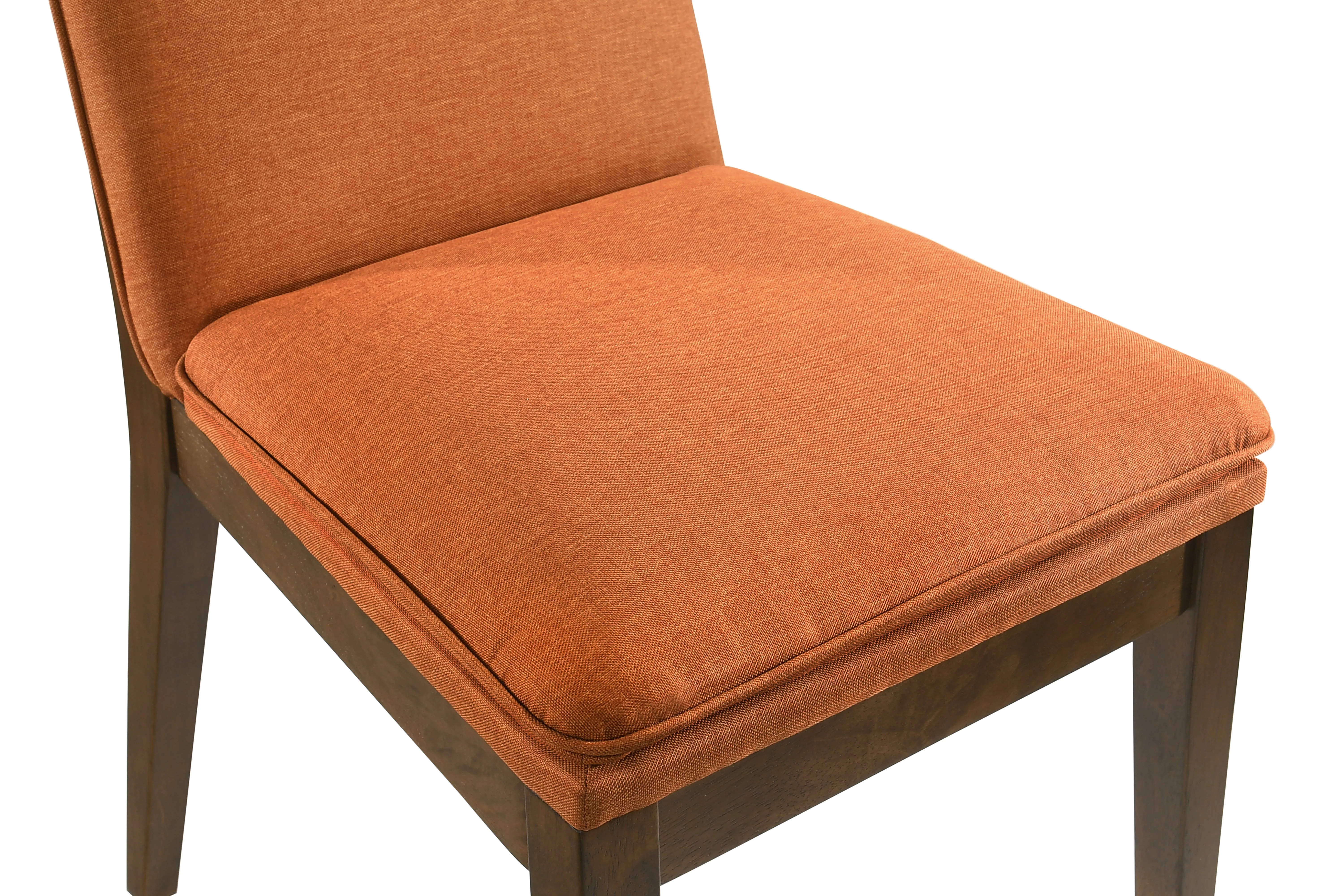 Maggie Dining Chair W/Terracotta Cushion-Walnut - Image 6