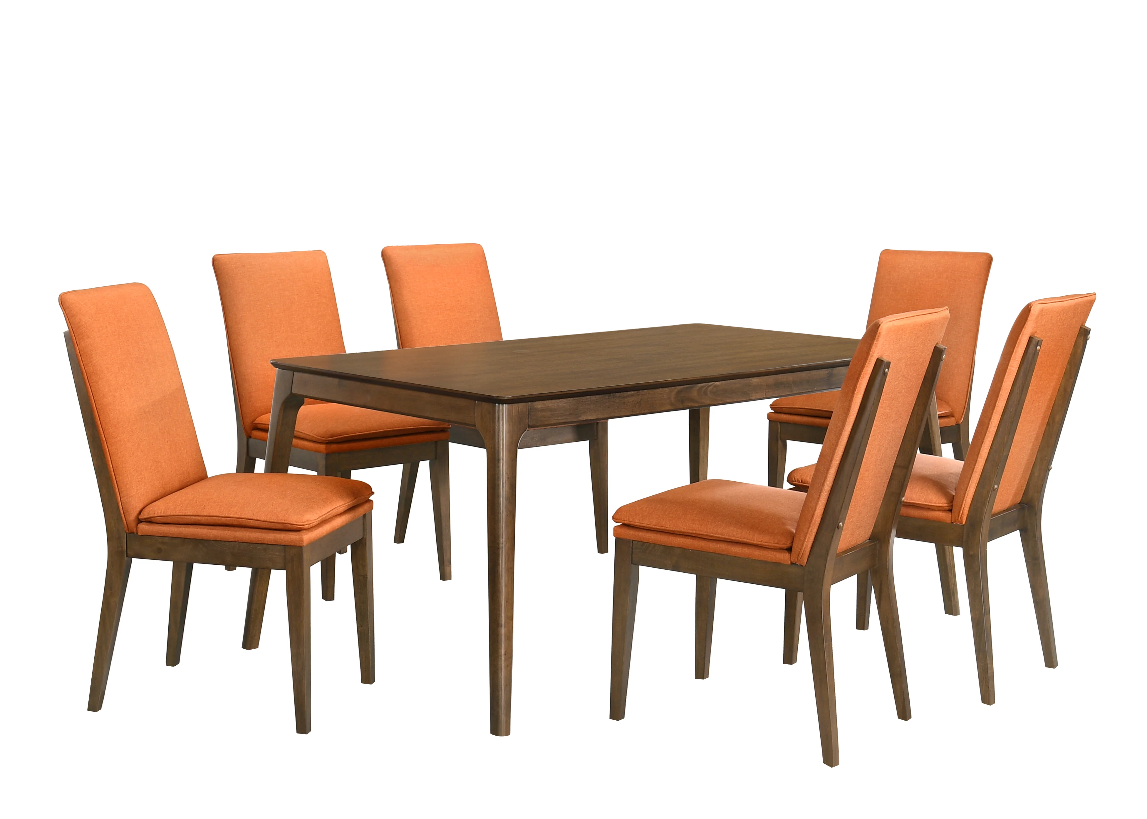 Maggie Rectange Dining Table-Walnut - Image 6
