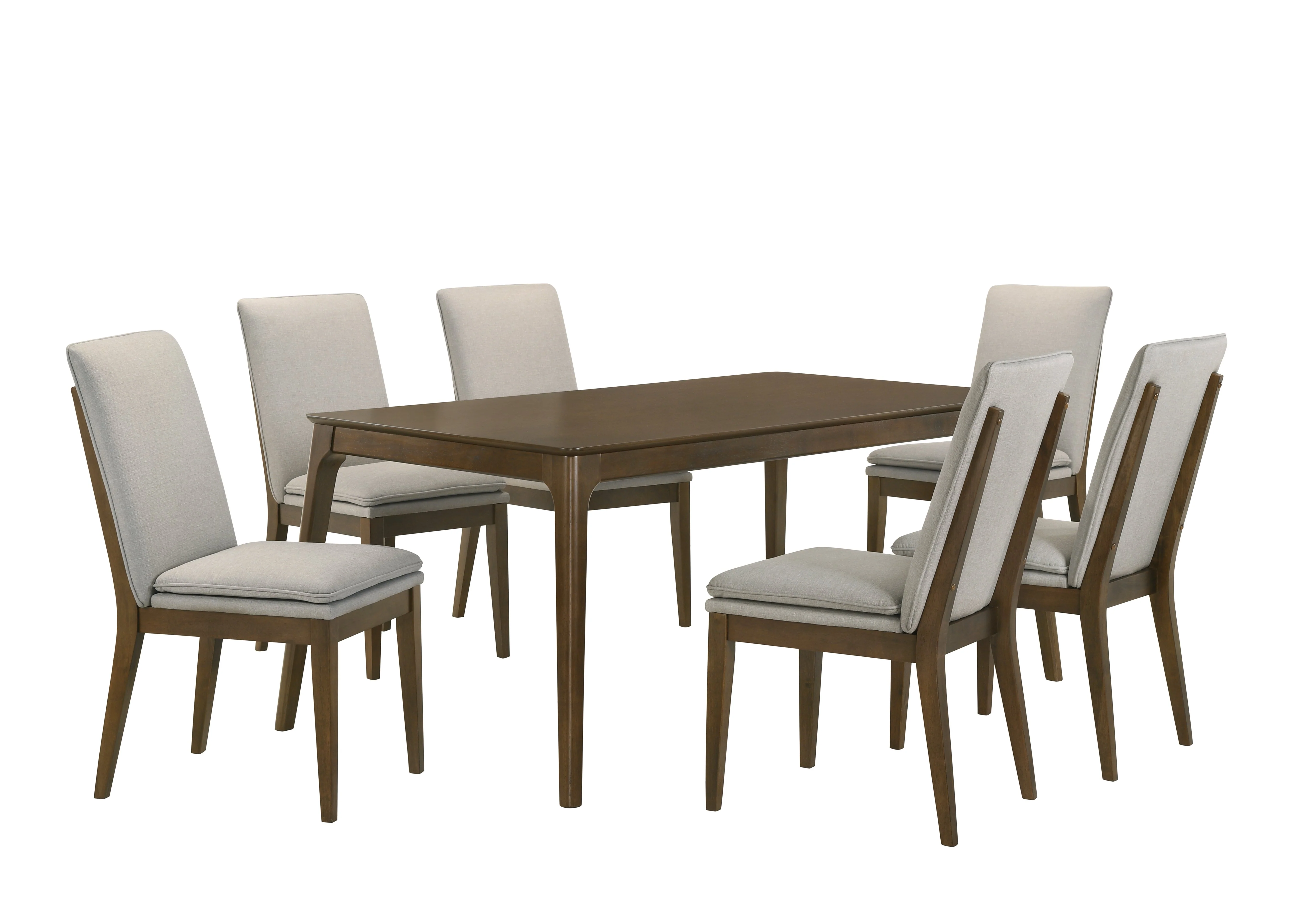 Maggie Rectange Dining Table-Walnut - Image 7
