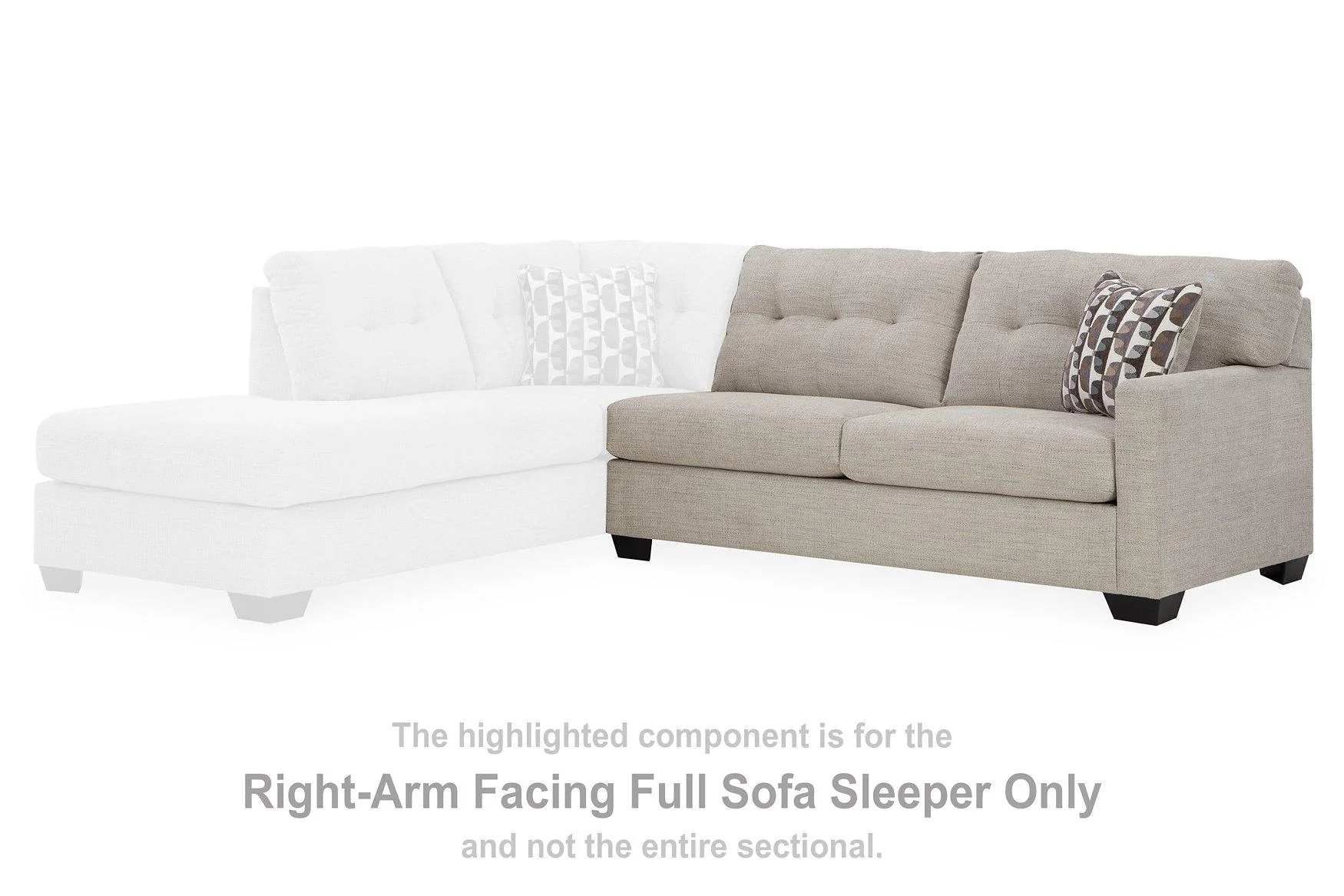 Mahoney 2-Piece Sleeper Sectional with Chaise - Image 21