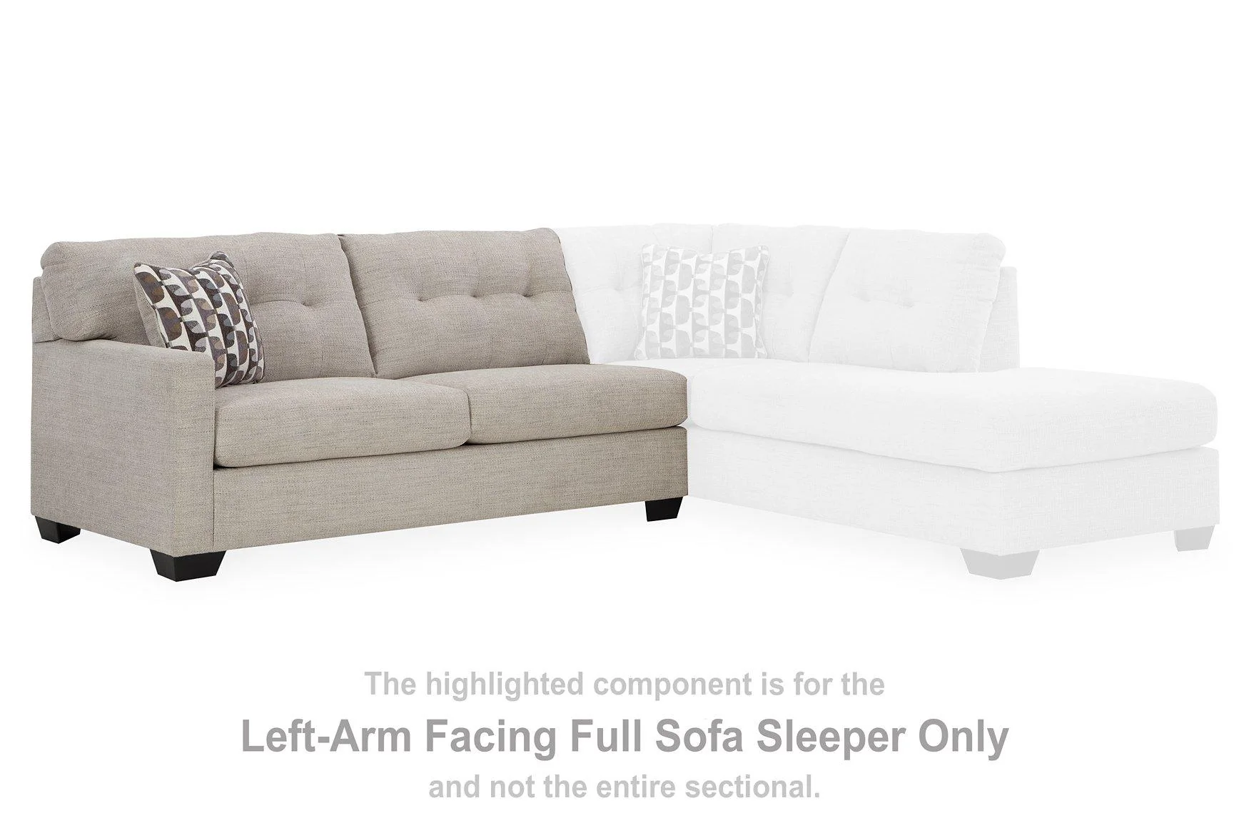 Mahoney 2-Piece Sleeper Sectional with Chaise - Image 26