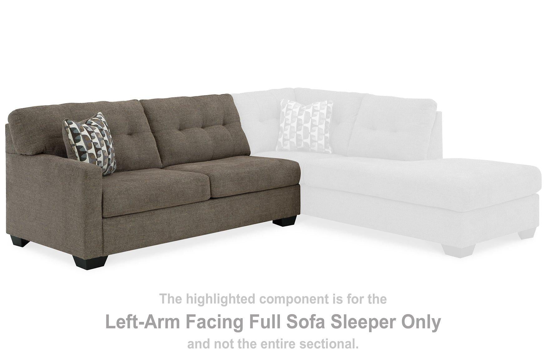 Mahoney 2-Piece Sleeper Sectional with Chaise - Image 35