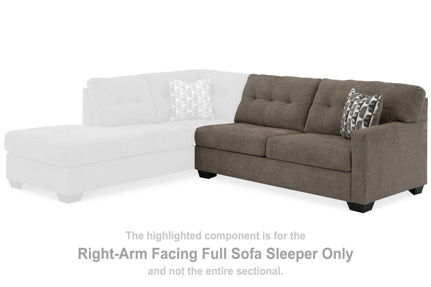 Mahoney 2-Piece Sleeper Sectional with Chaise - Image 9