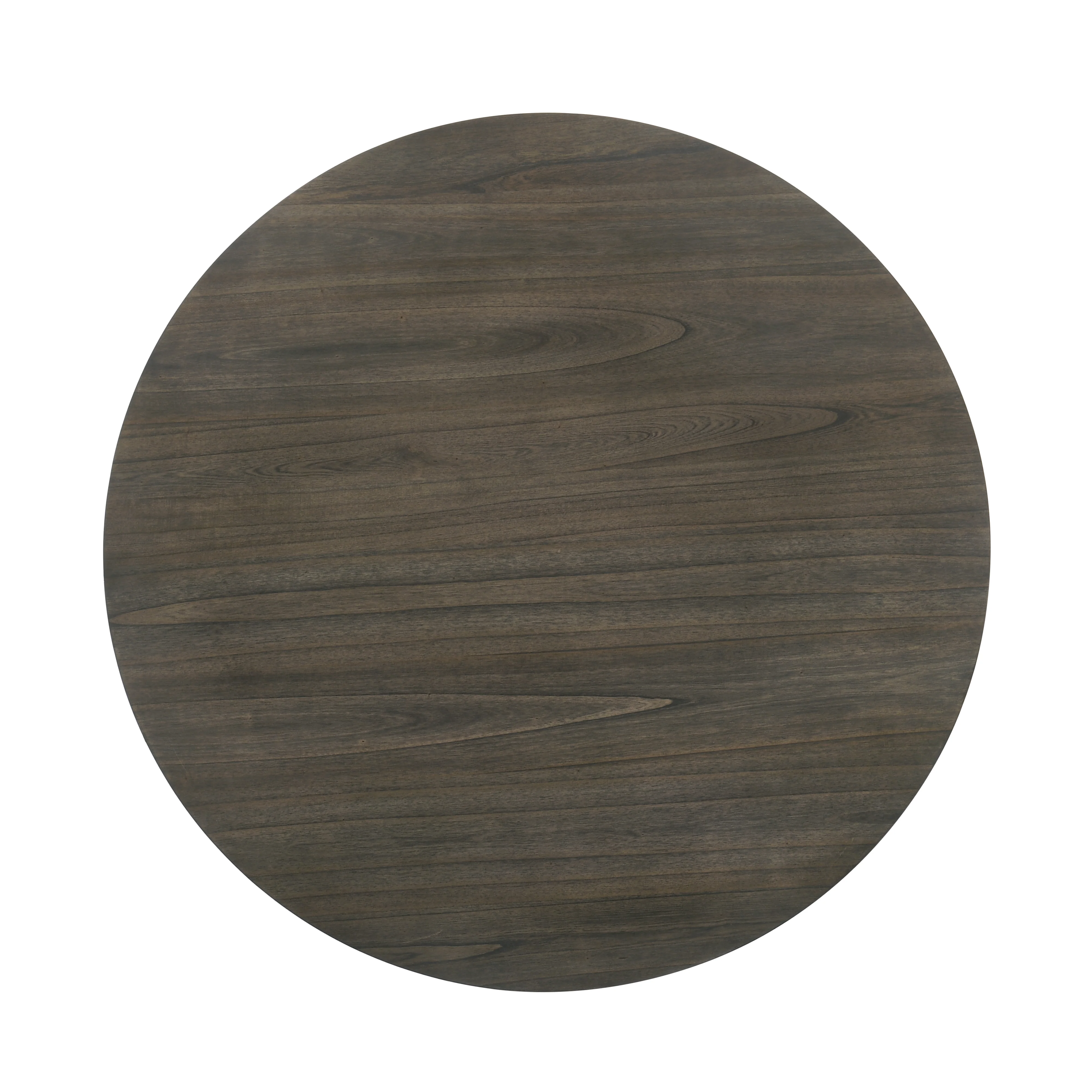 Maisie Round Table-White/Brown - Image 2
