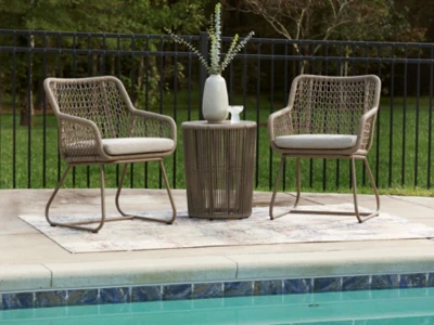 Majors Beach Outdoor Table and 2 Chairs - Image 5