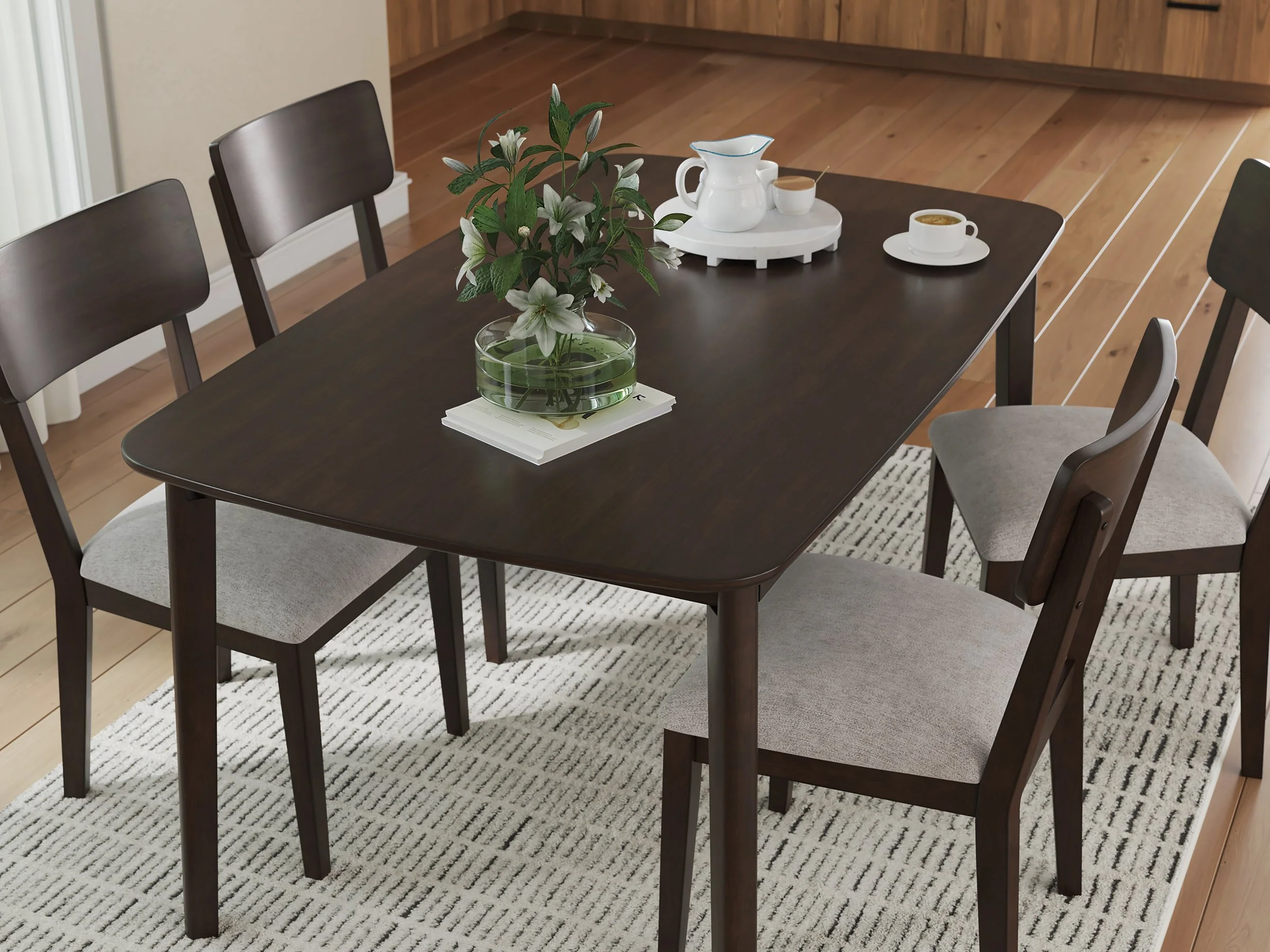 Mallenette Dining Table and 4 Chairs (Set of 5) - Image 3