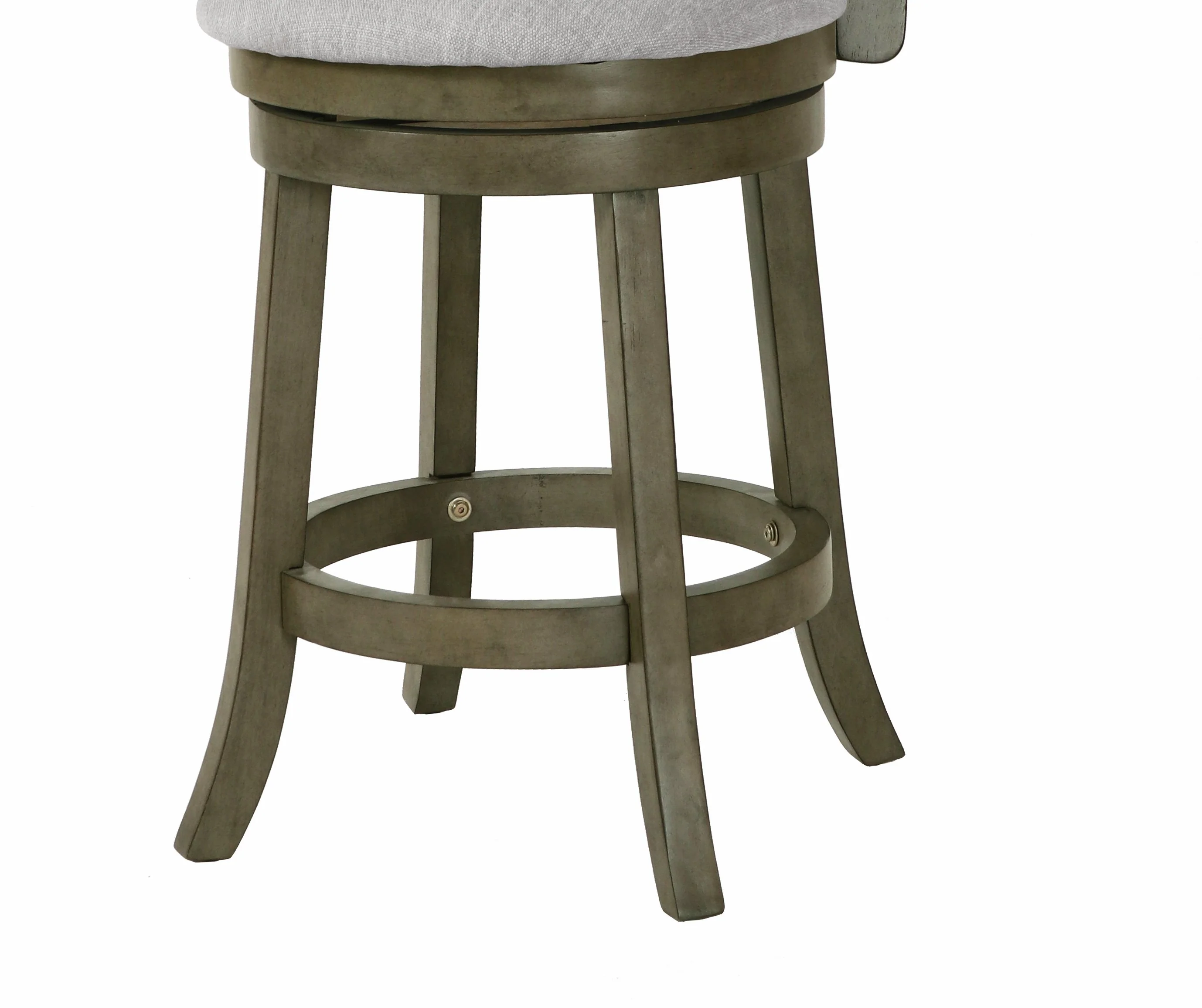 Manchester 24" Counter Stool W/Fabric Cushions-Gray - Image 5