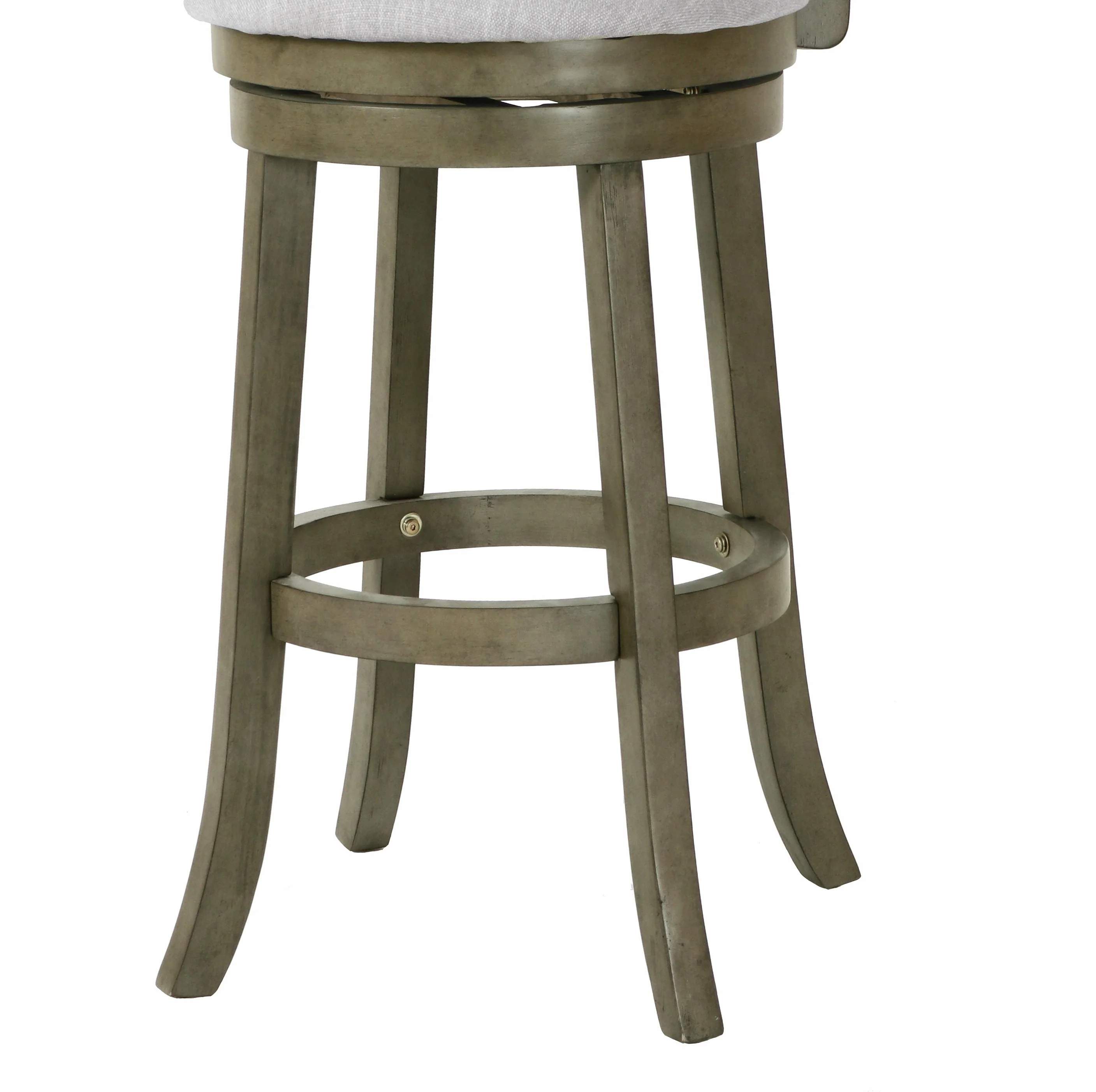 Manchester 29" Bar Stool W/Fabric Cushions-Gray - Image 5