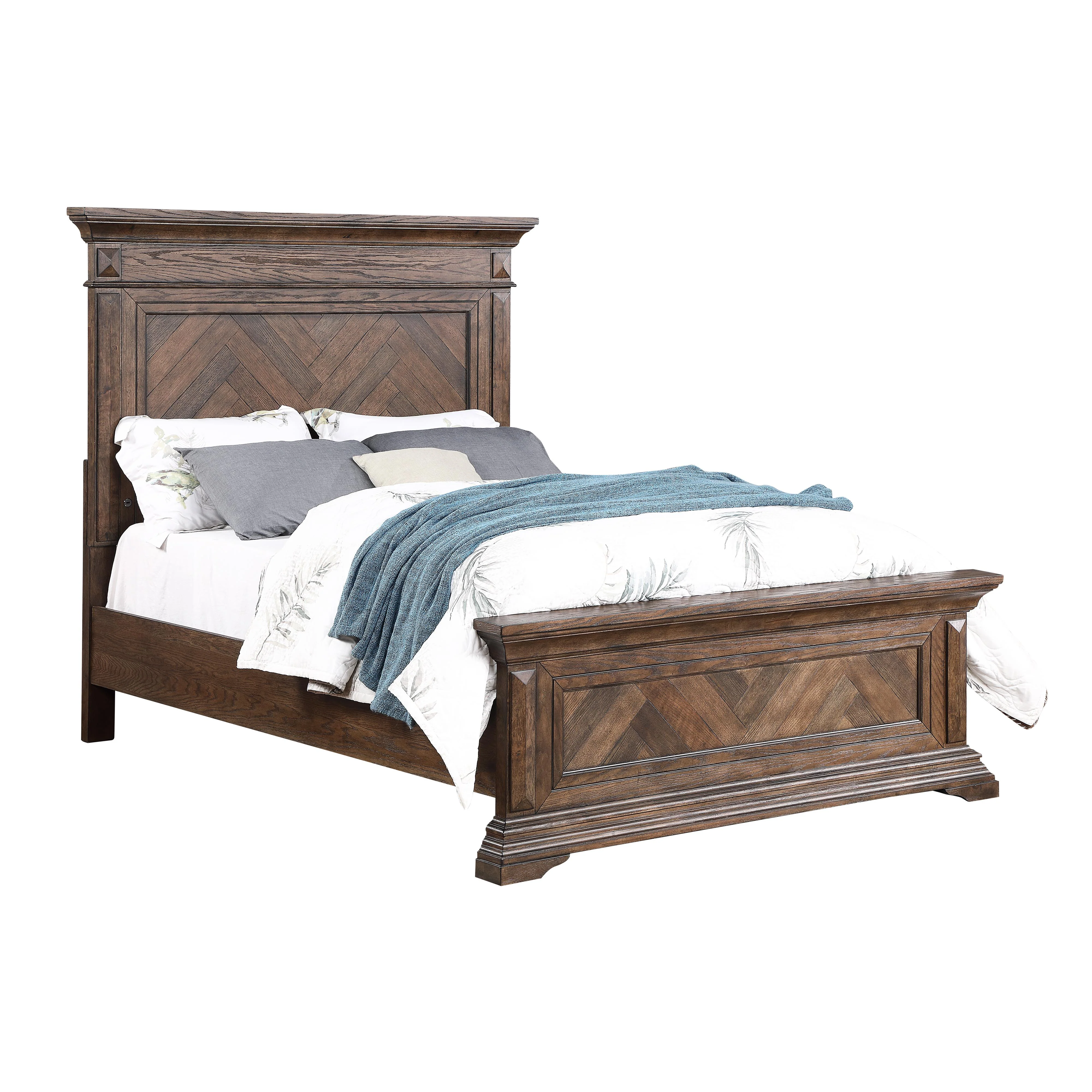 MAR VISTA California King WK SIDE RAILS-WALNUT - Image 2