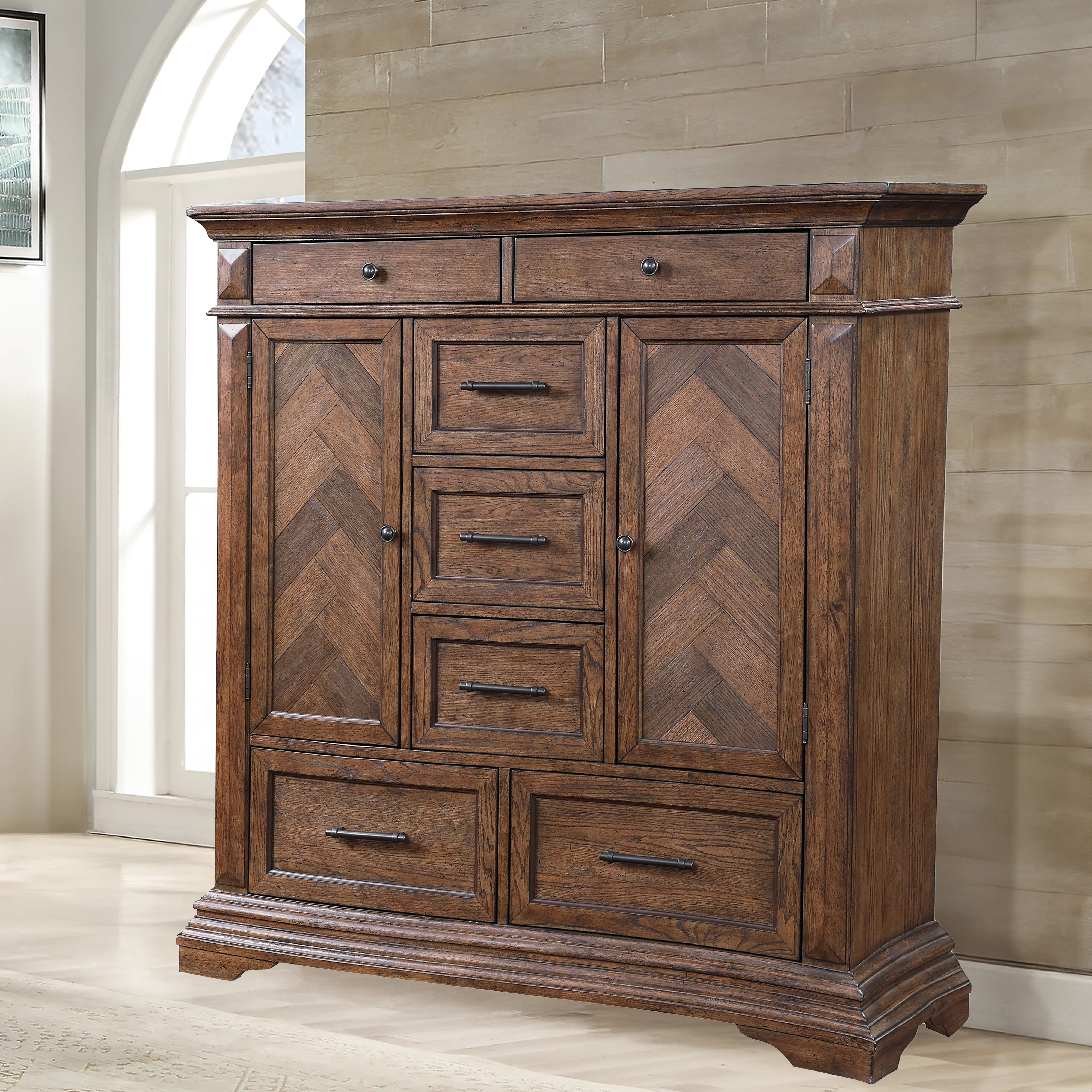 Mar Vista Door Chest-Walnut - Image 5
