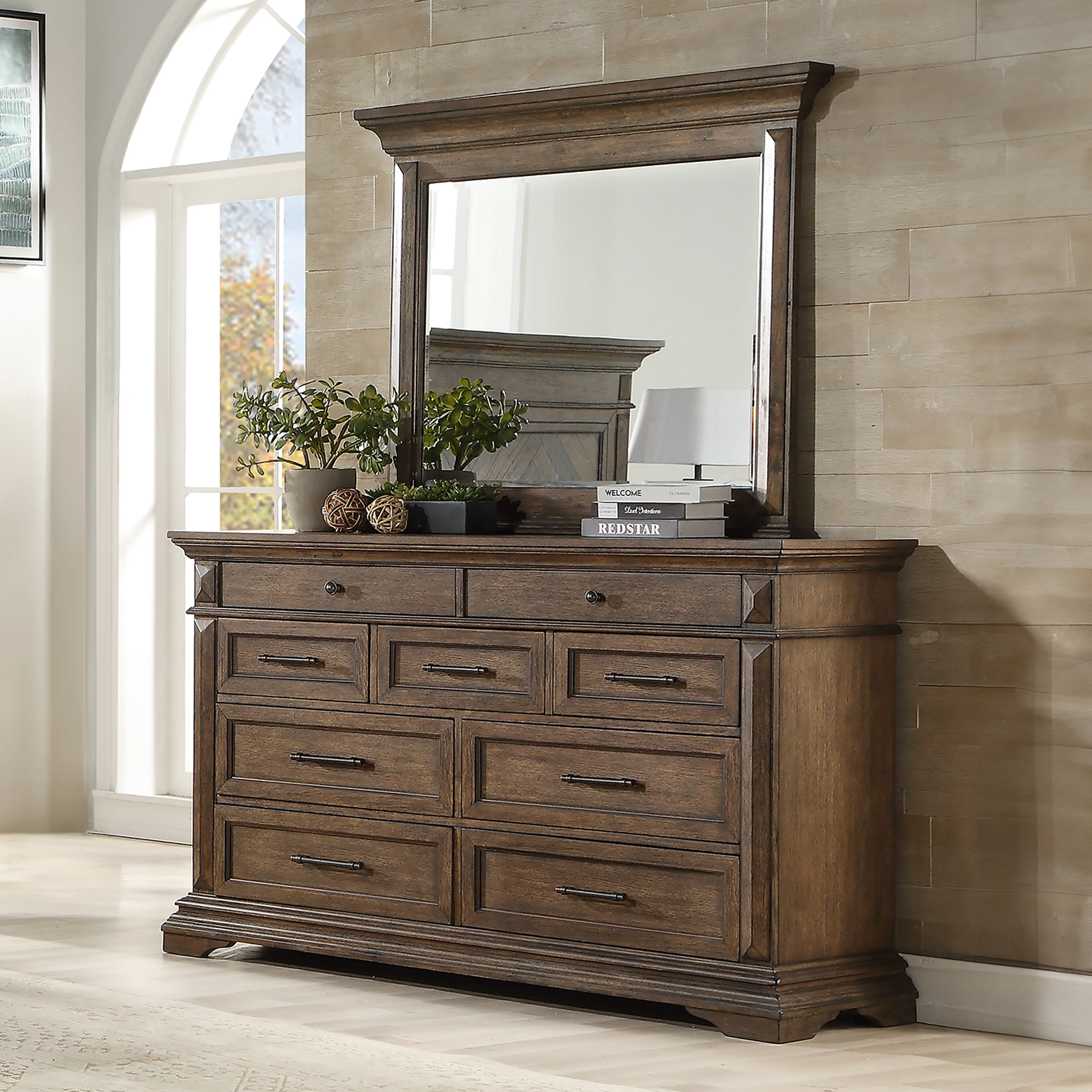 Mar Vista Mirror-Walnut - Image 8