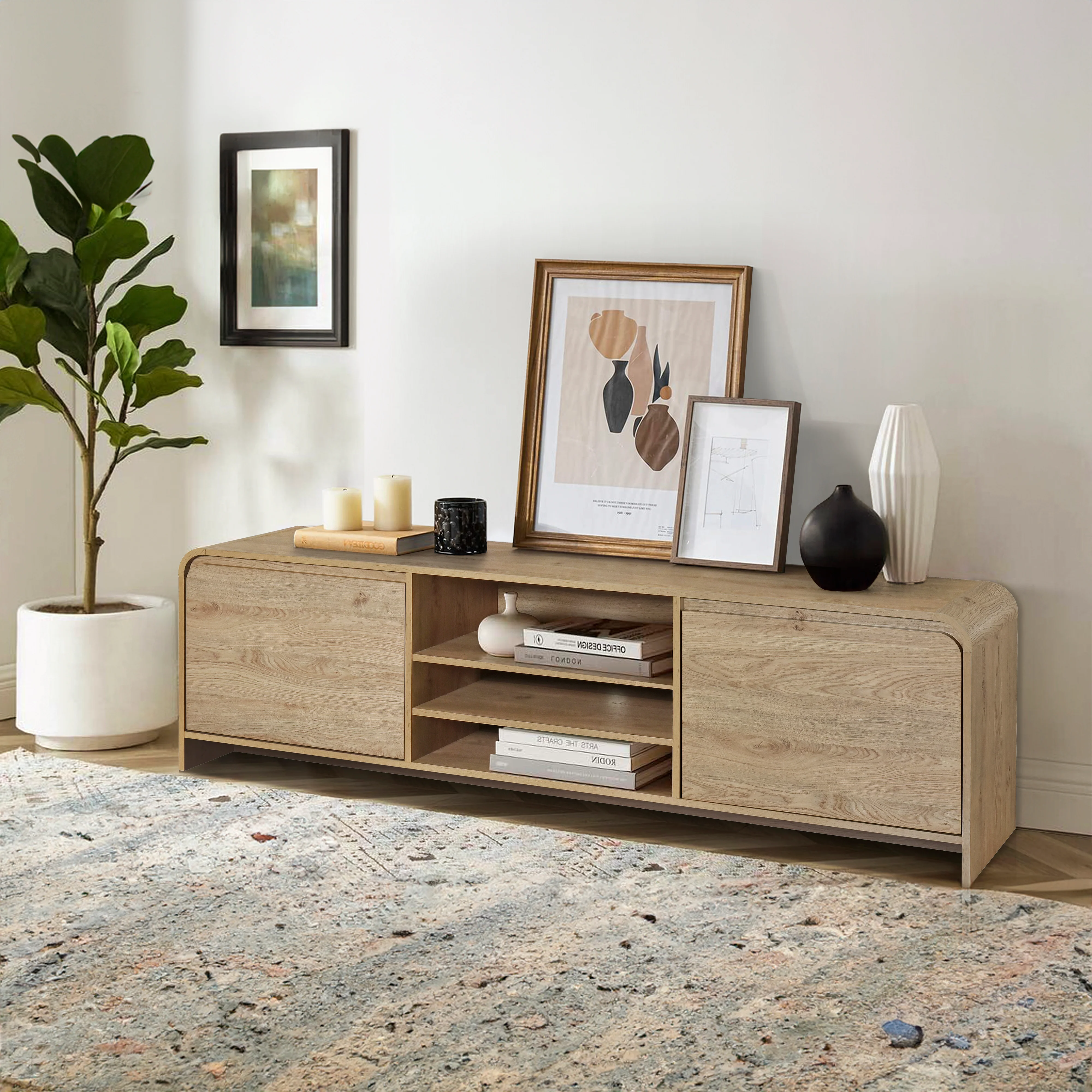Mara 70" Tv Console-Natural - Image 8