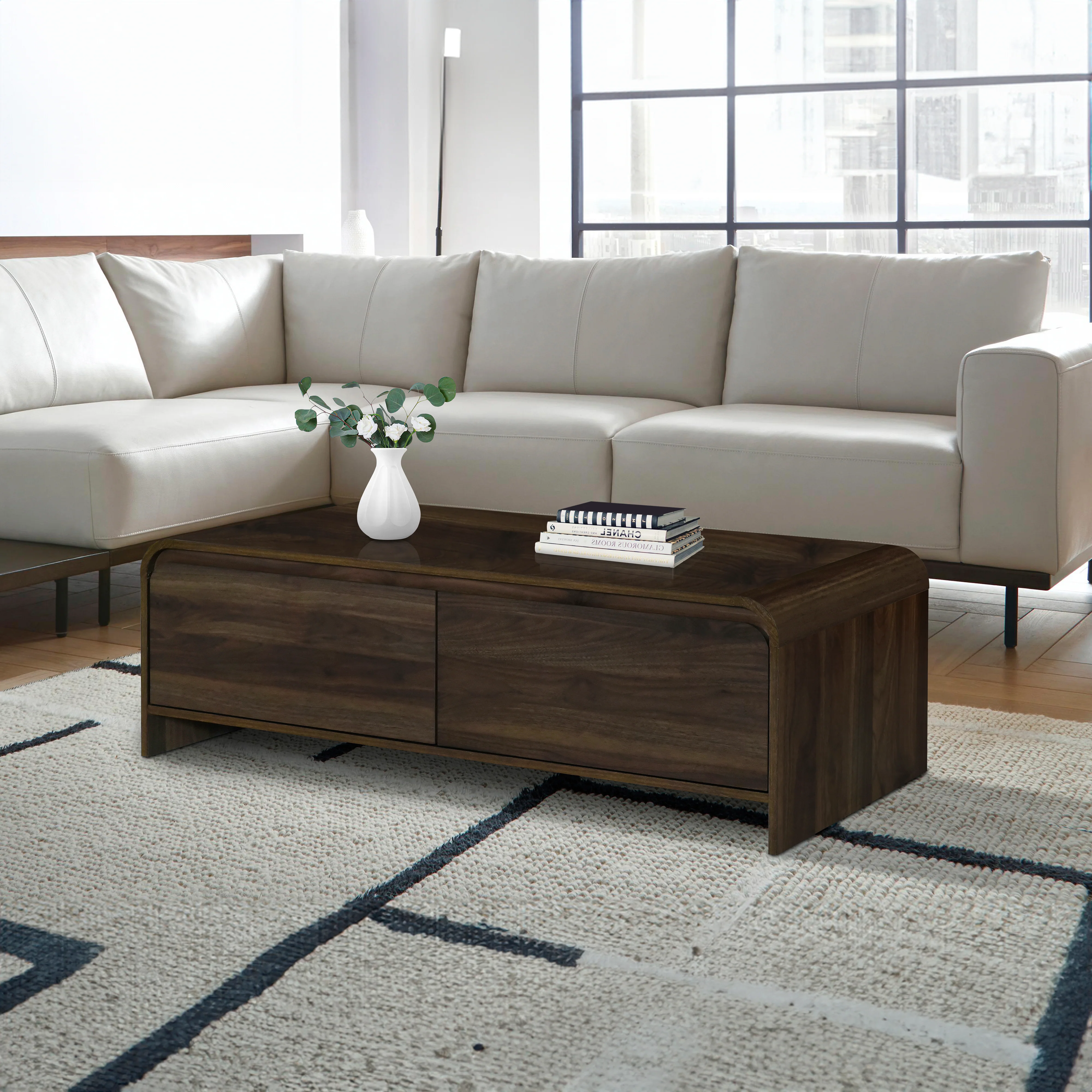 Mara Cocktail Table-Walnut - Image 9